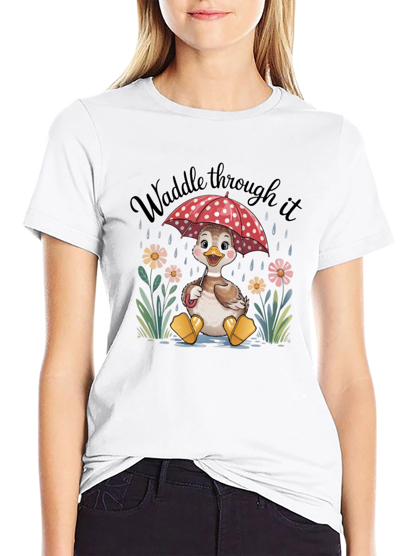 Duckling Waddle Through It Tee