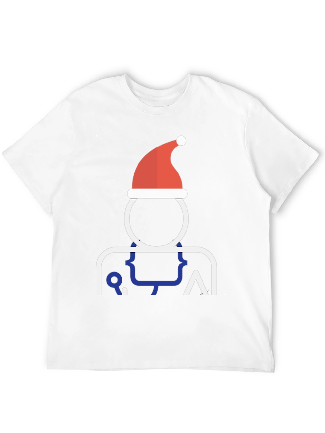 Christmas Coder Tee - Santa Hat Programmer T-Shirt