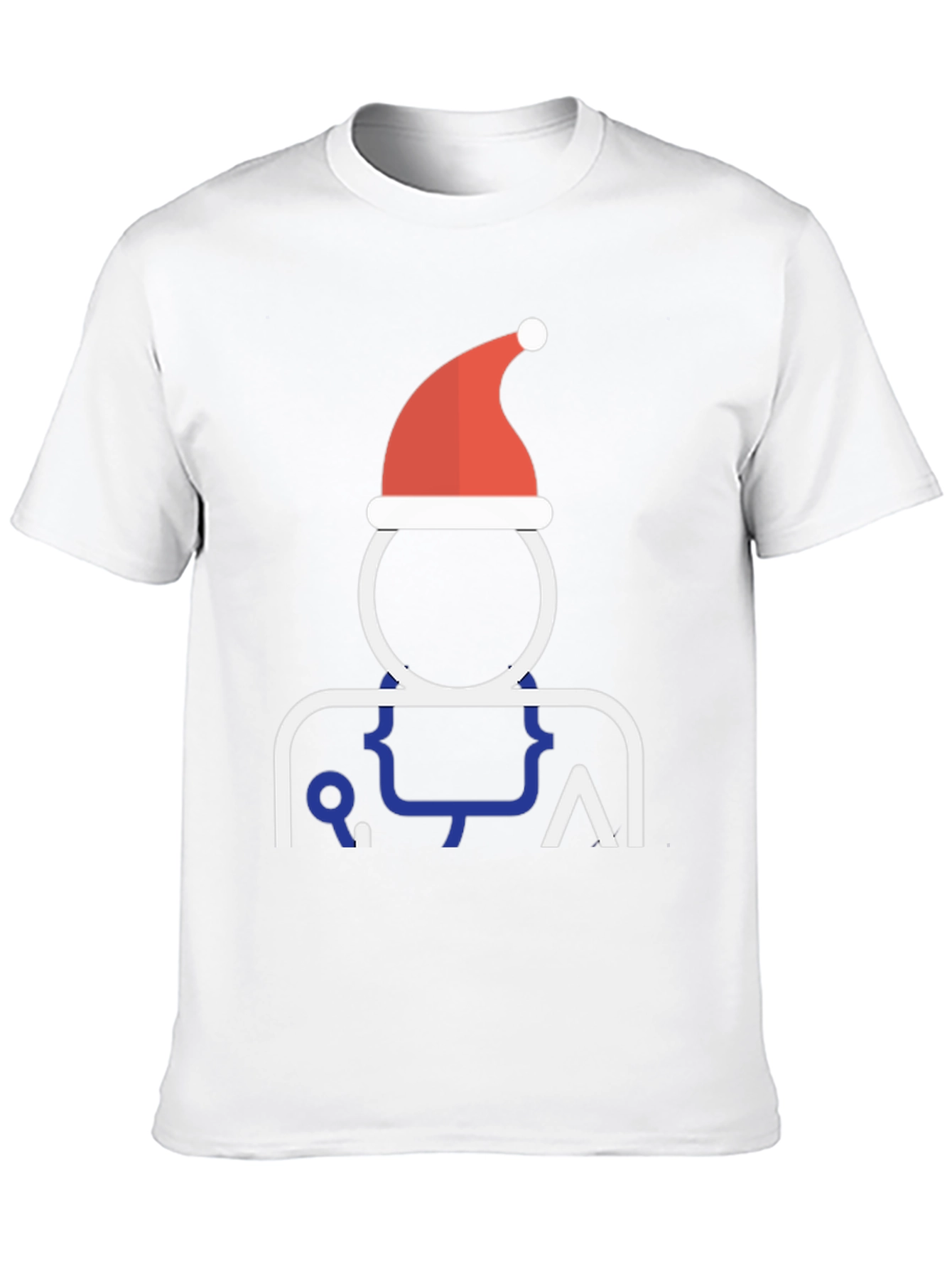 Christmas Coder Tee - Santa Hat Programmer T-Shirt