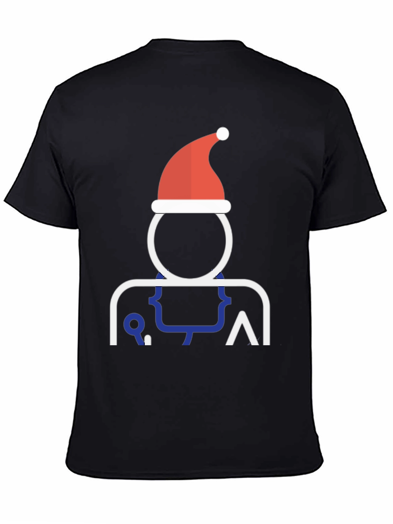 Christmas Coder Tee - Santa Hat Programmer T-Shirt