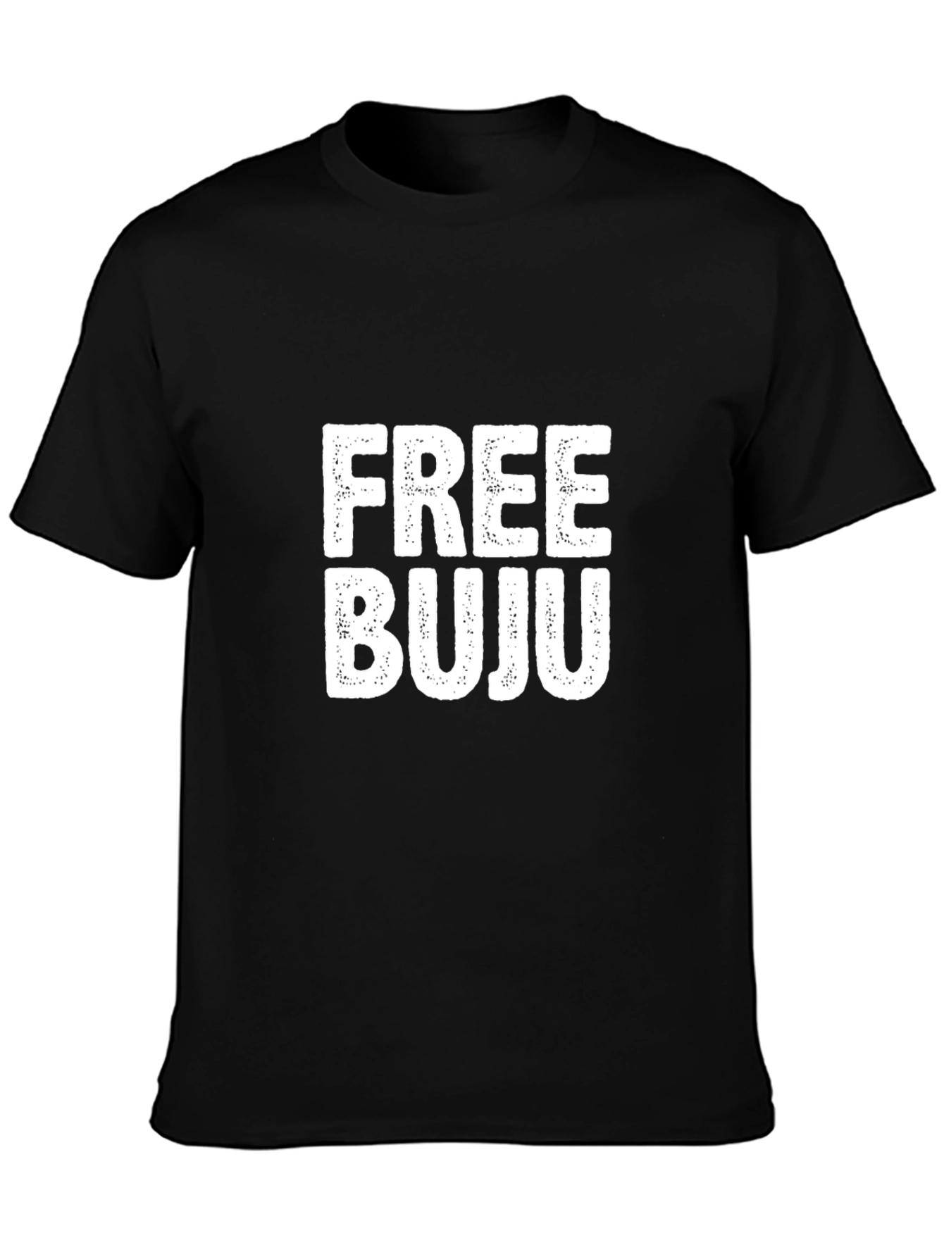 Free Buju Black Graphic Tee - Casual Comfort
