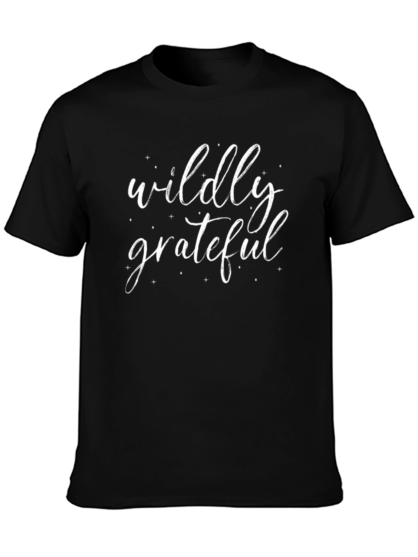 Wildly Grateful Graphic T-Shirt - Black