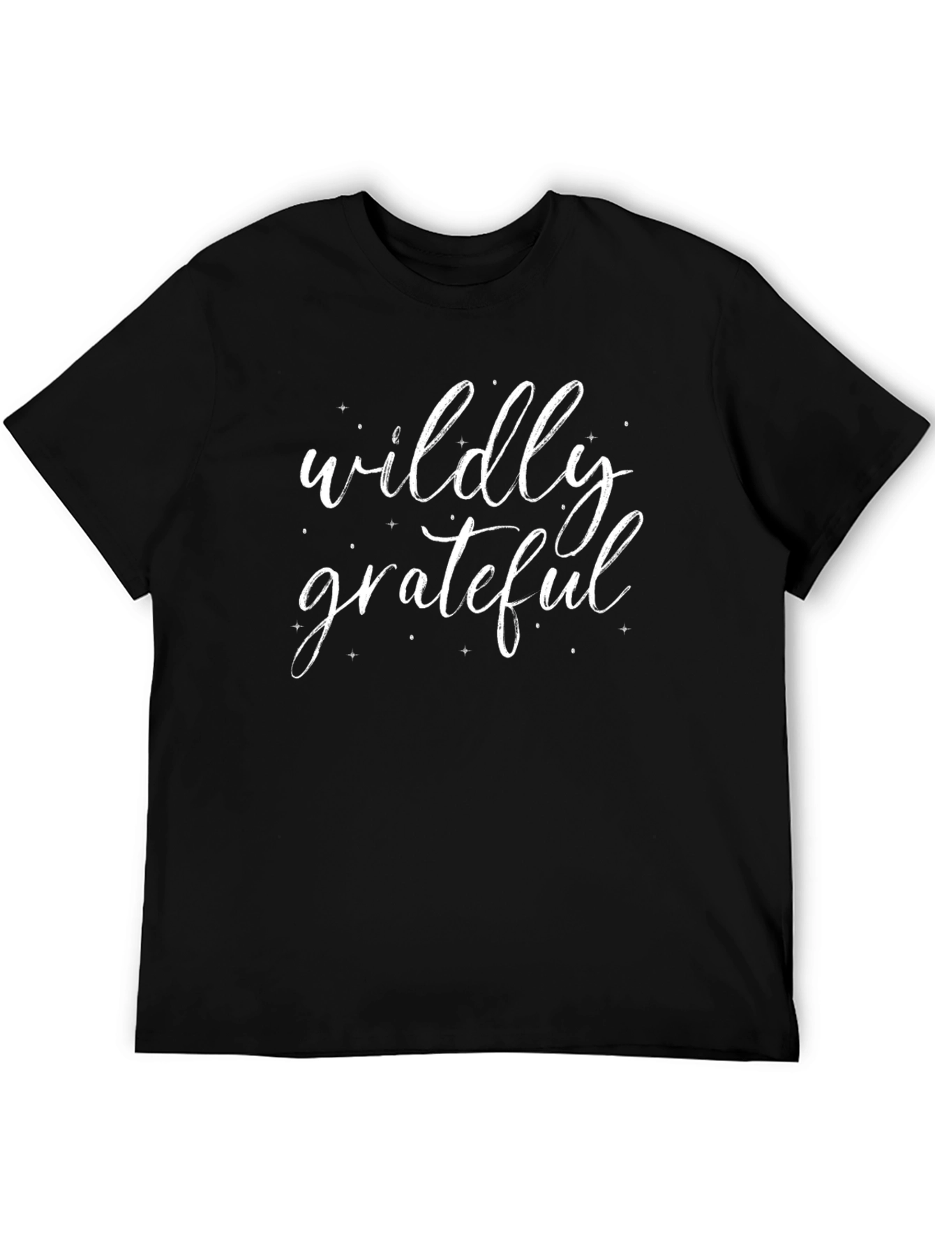 Wildly Grateful Graphic T-Shirt - Black