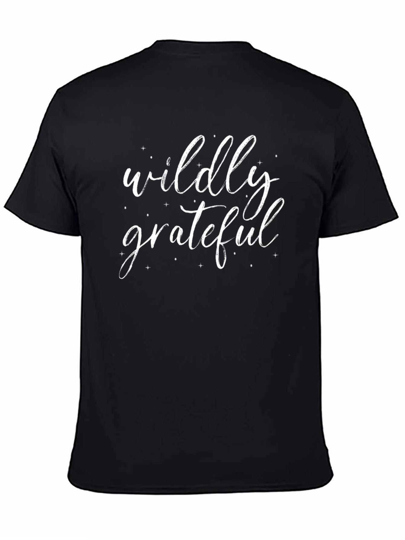 Wildly Grateful Graphic T-Shirt - Black