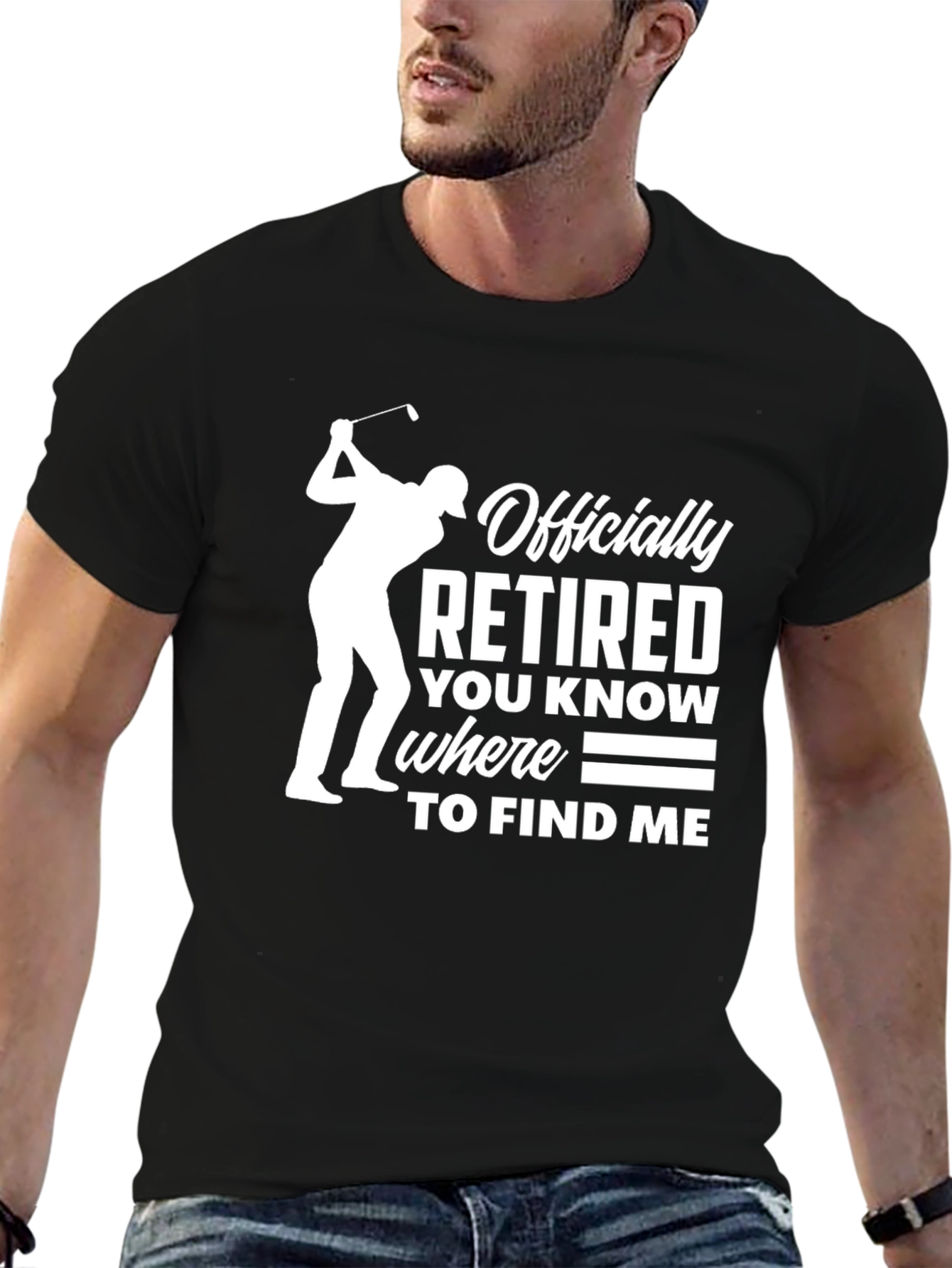 Officially Retired Golf T-Shirt - Perfect Retirement Gift