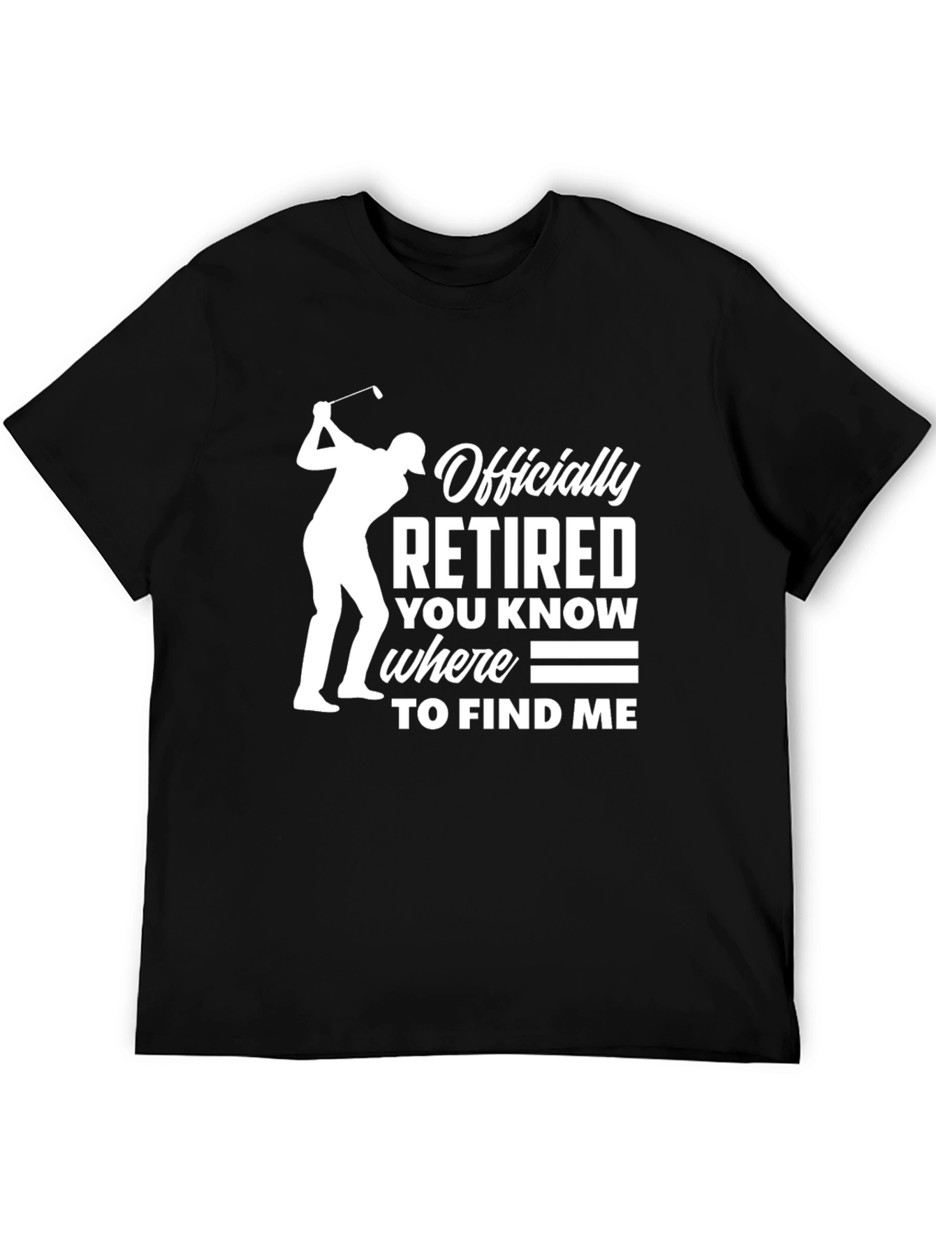 Officially Retired Golf T-Shirt - Perfect Retirement Gift