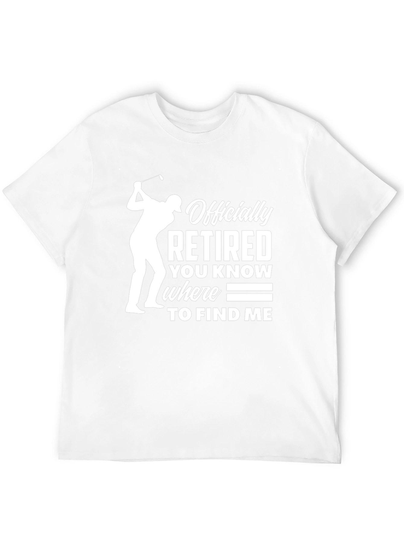 Officially Retired Golf T-Shirt - Perfect Retirement Gift