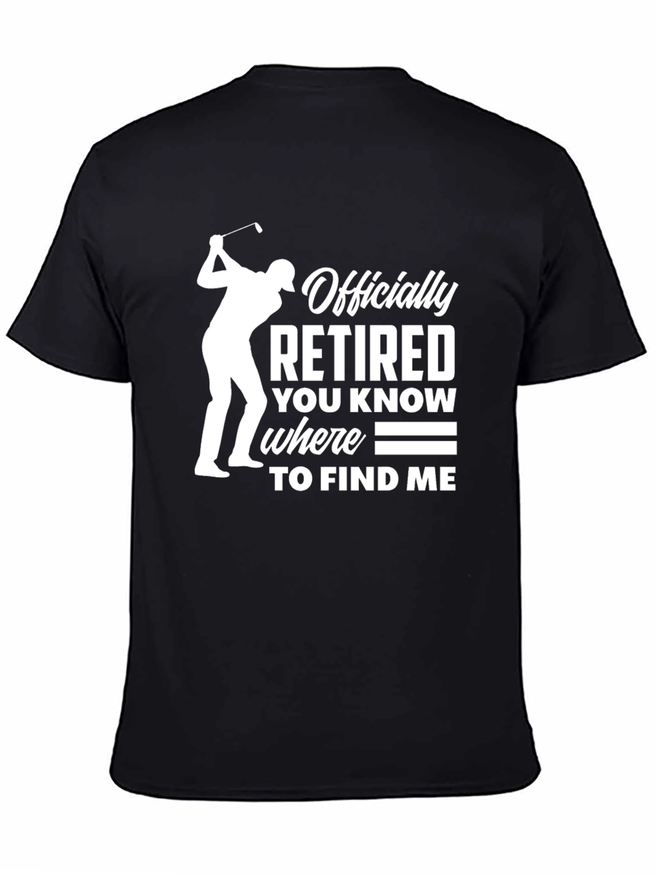 Officially Retired Golf T-Shirt - Perfect Retirement Gift