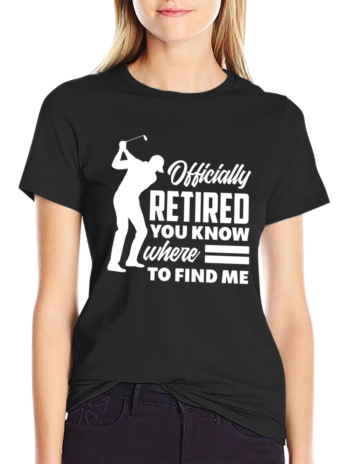 Officially Retired Golf T-Shirt - Perfect Retirement Gift