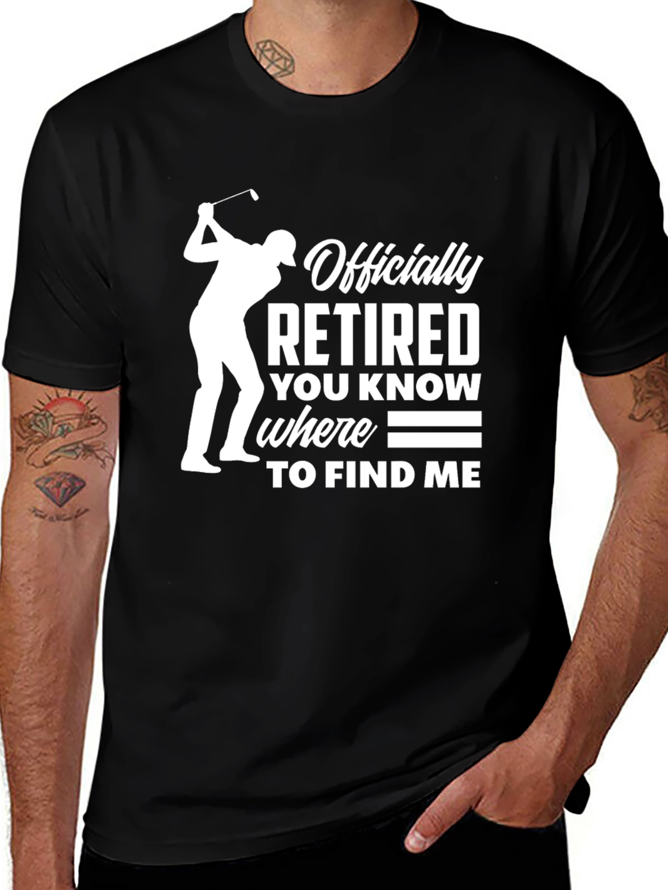 Officially Retired Golf T-Shirt - Perfect Retirement Gift