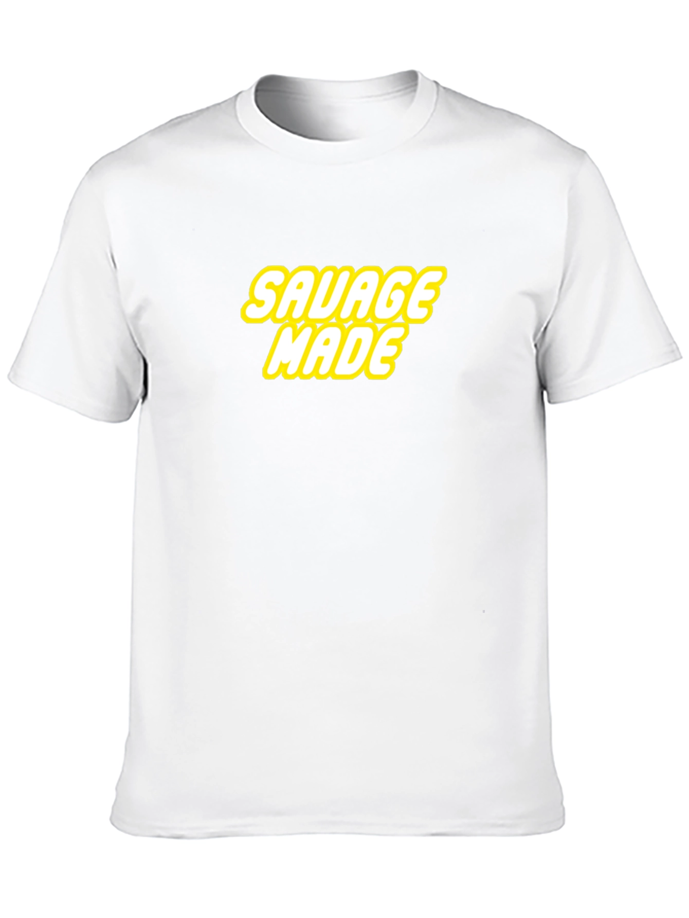 Savage Made Graphic Tee - Bold Statement Shirt