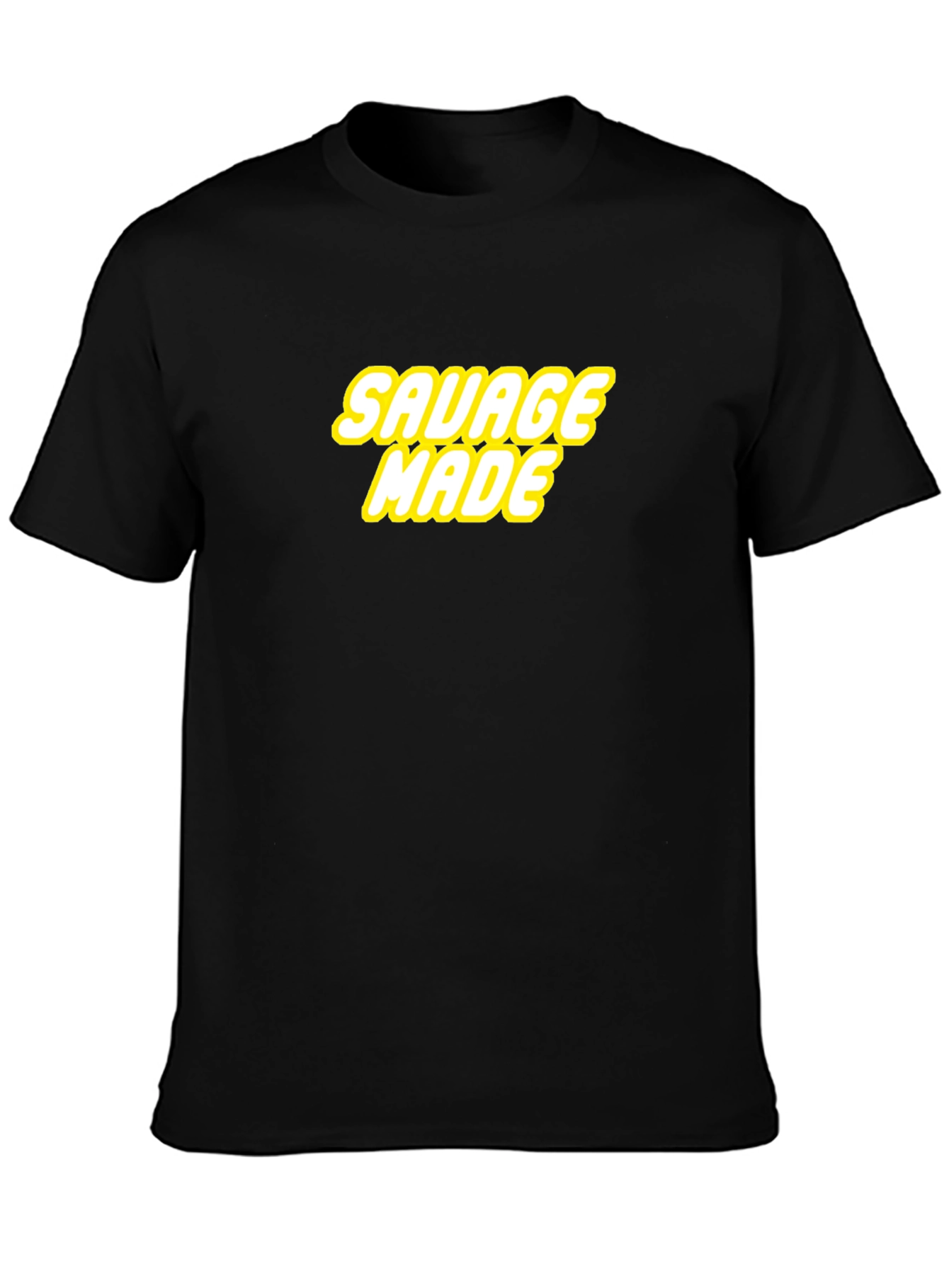 Savage Made Graphic Tee - Bold Statement Shirt