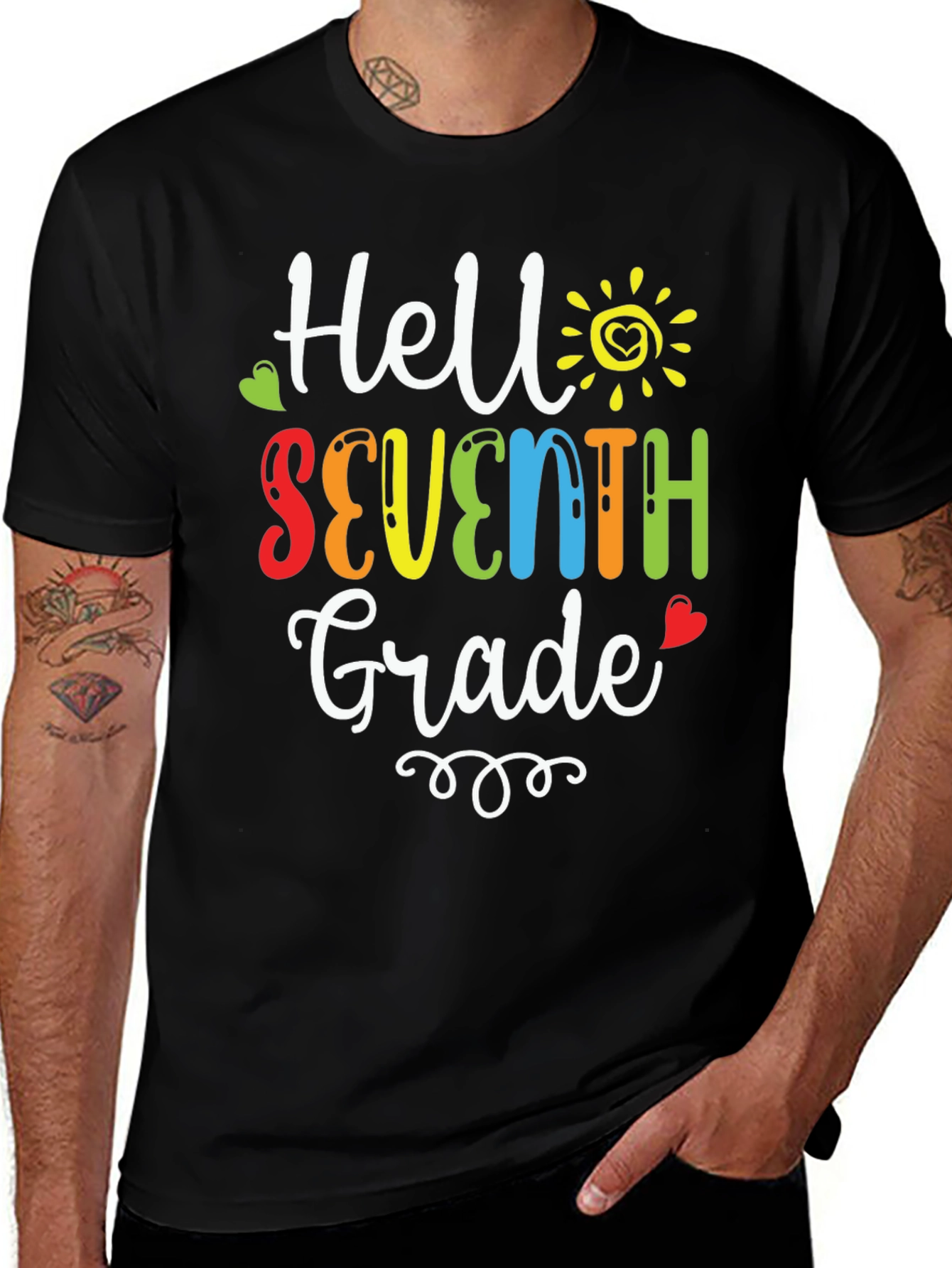 Hello Seventh Grade T-Shirt