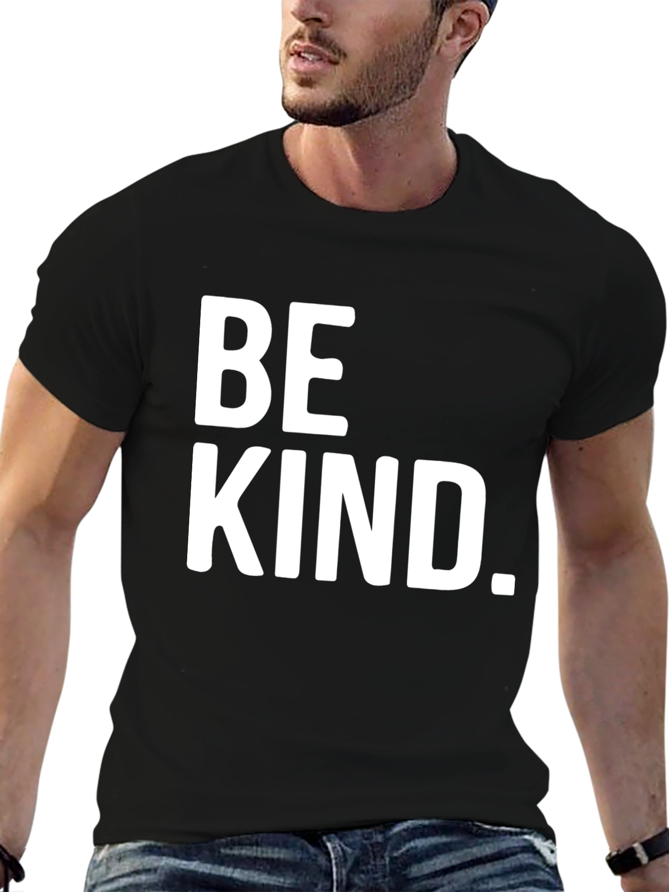 Be Kind. Graphic Tee - Classic Crew Neck T-Shirt