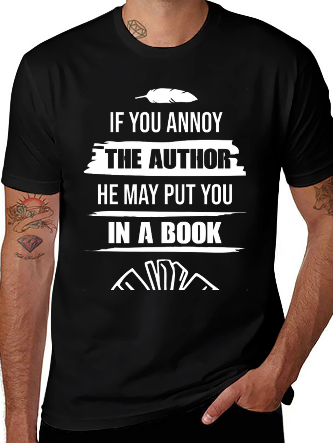 Annoy the Author Funny Novelty T-Shirt