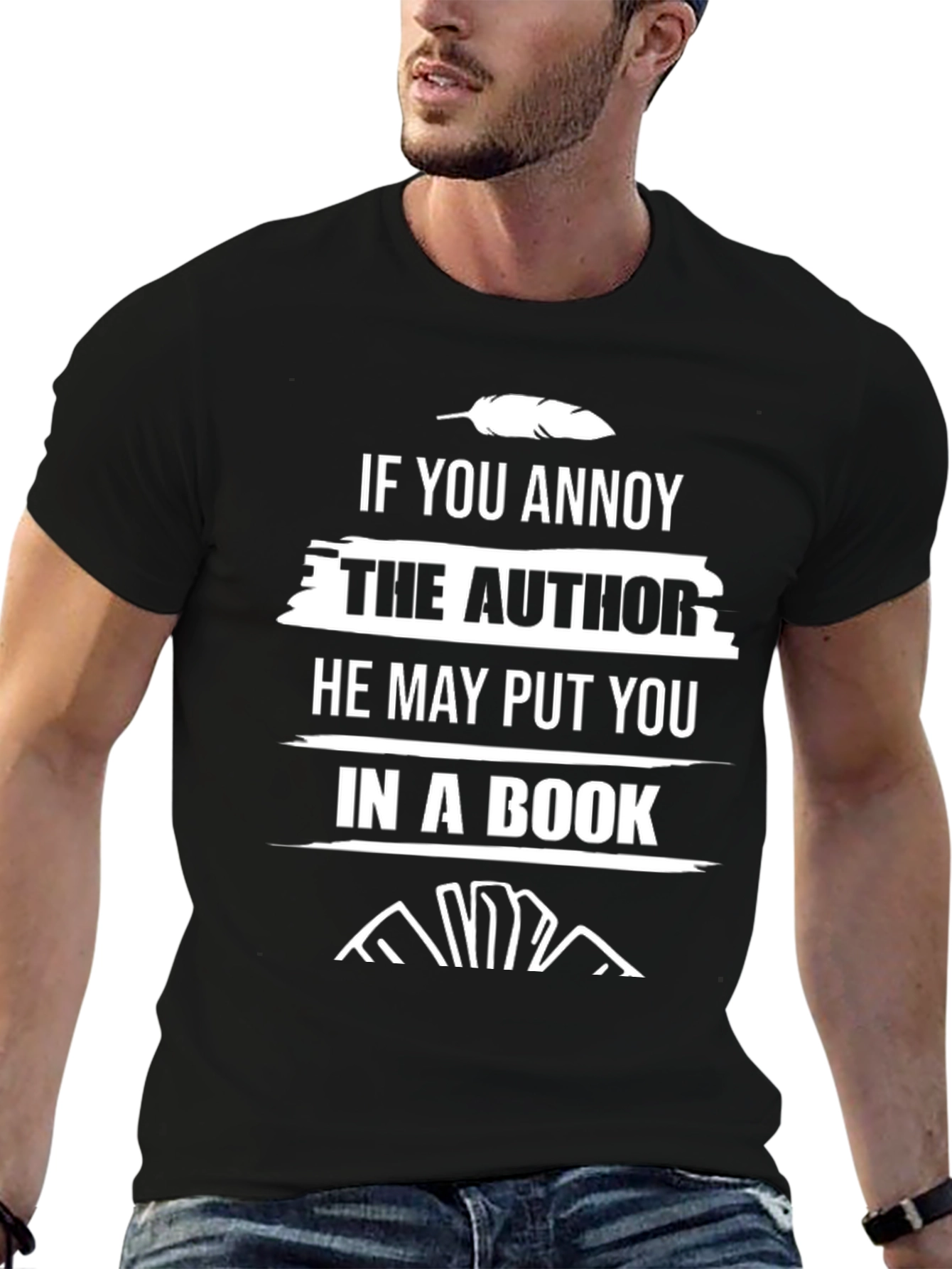 Annoy the Author Funny Novelty T-Shirt