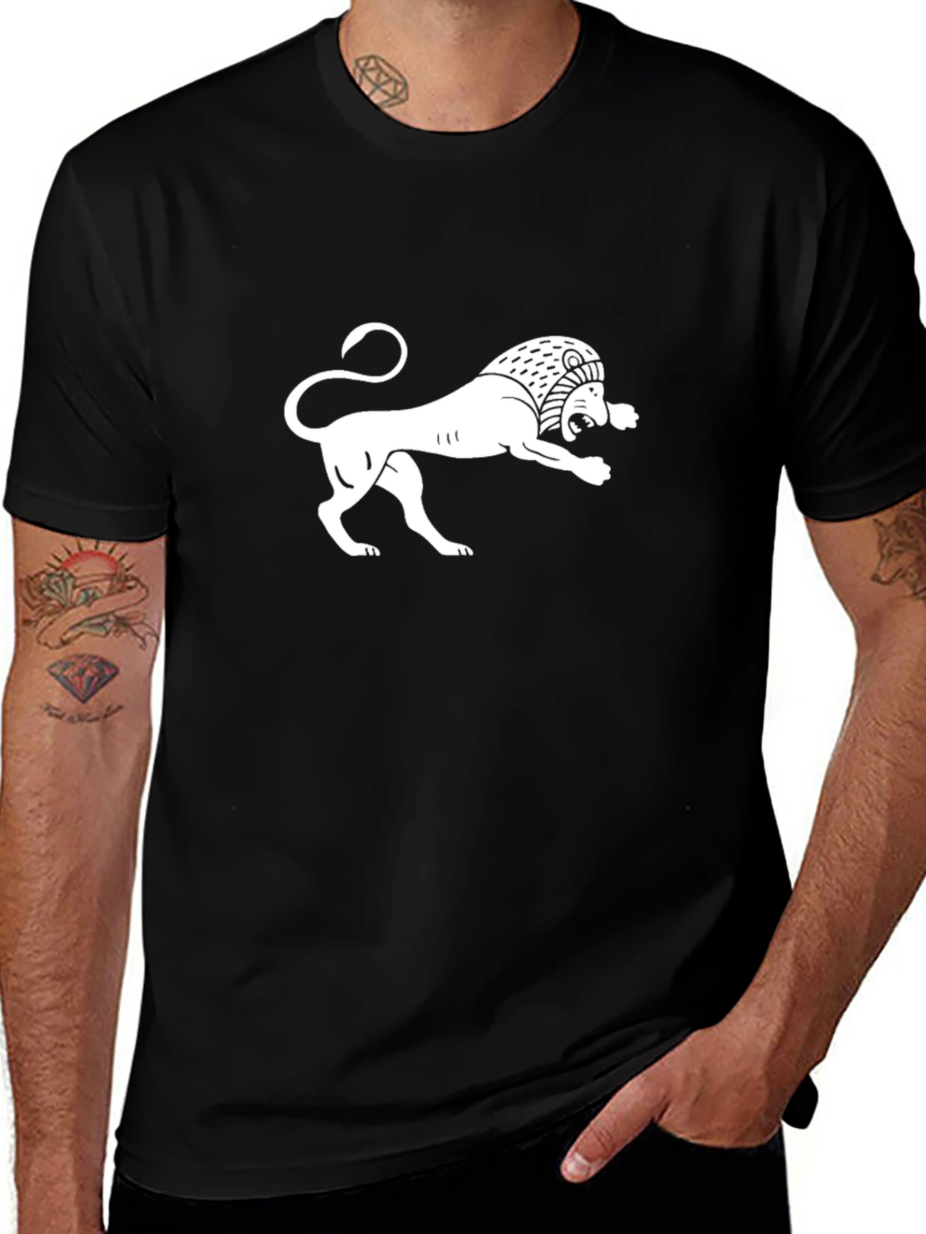 Roaring Lion Graphic Tee - Black