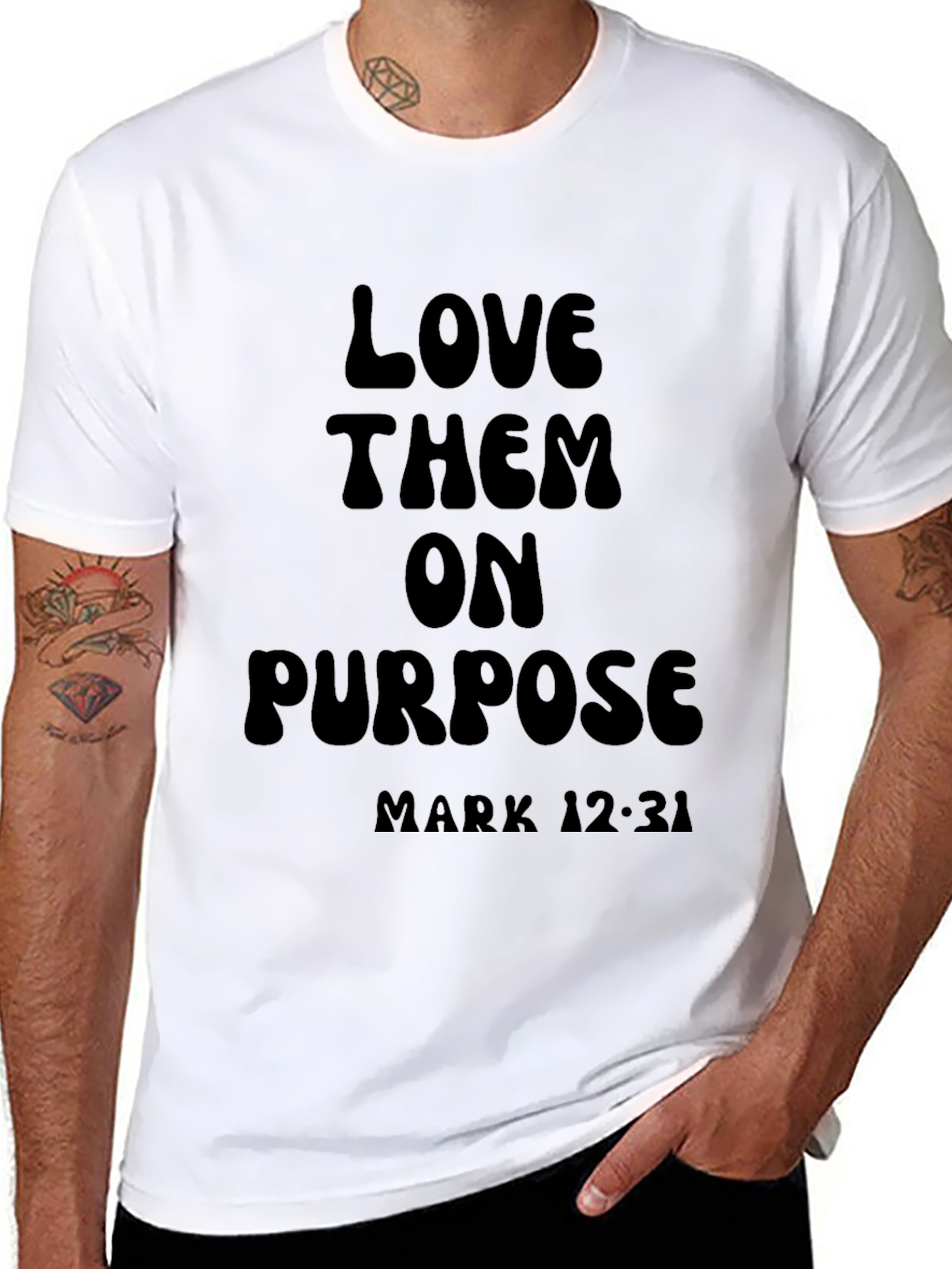 Love Them On Purpose Graphic Tee