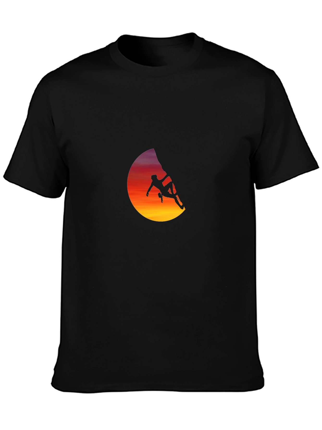 Climber Silhouette Graphic T-Shirt - Adventure Ready!