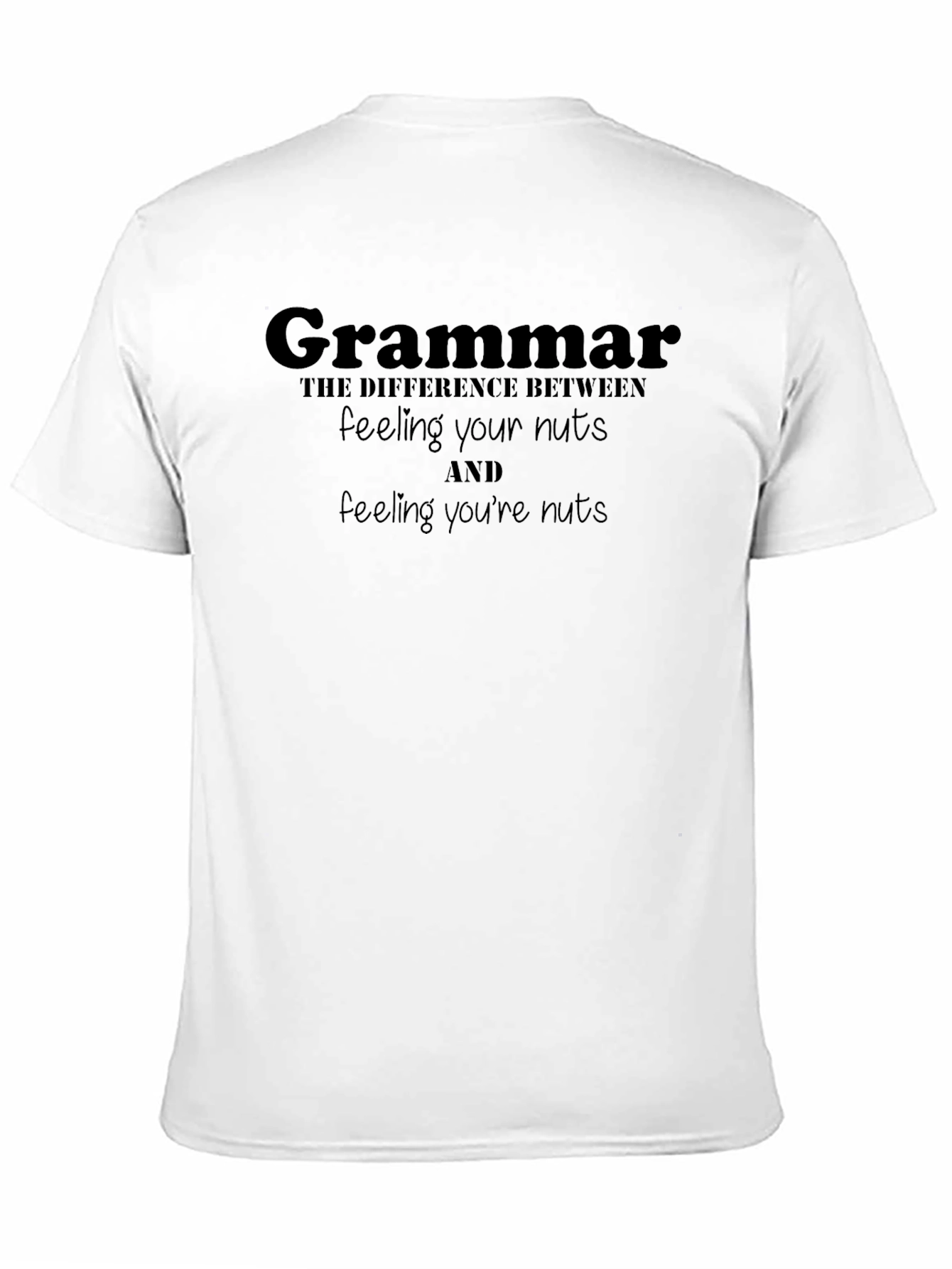 Grammar Humor Graphic T-Shirt