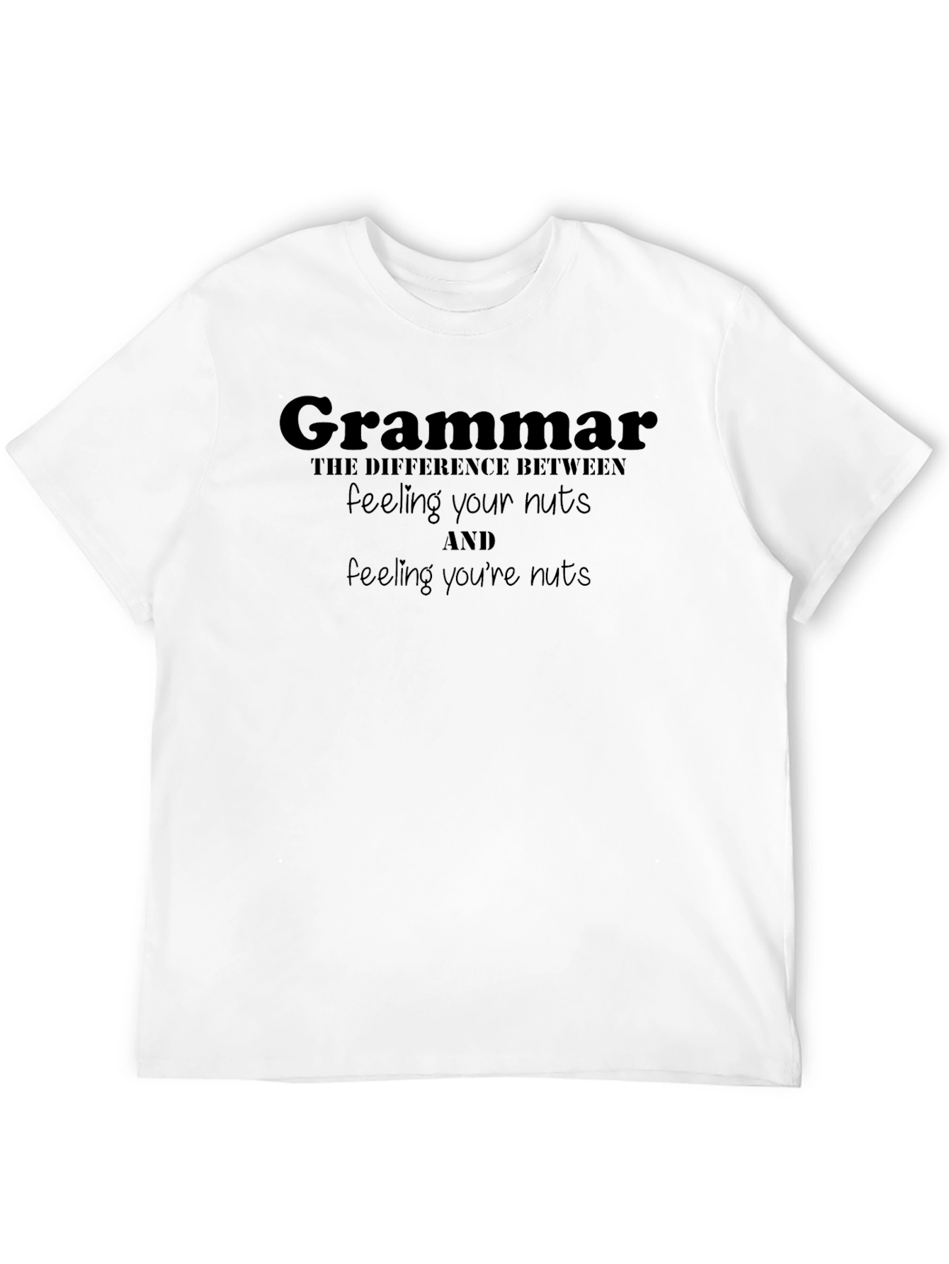 Grammar Humor Graphic T-Shirt