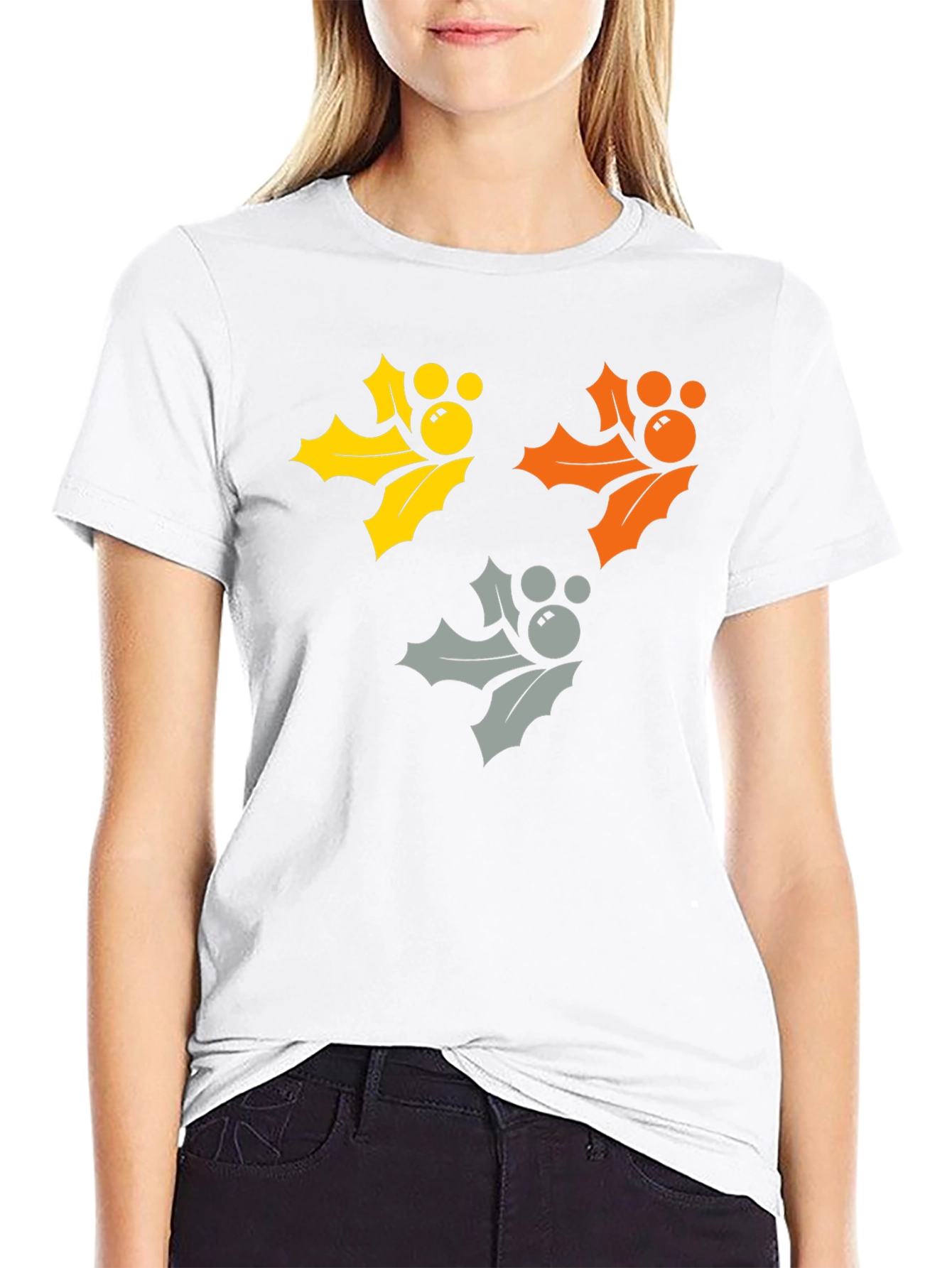 Mickey Mouse Holly T-Shirt - Holiday Cheer