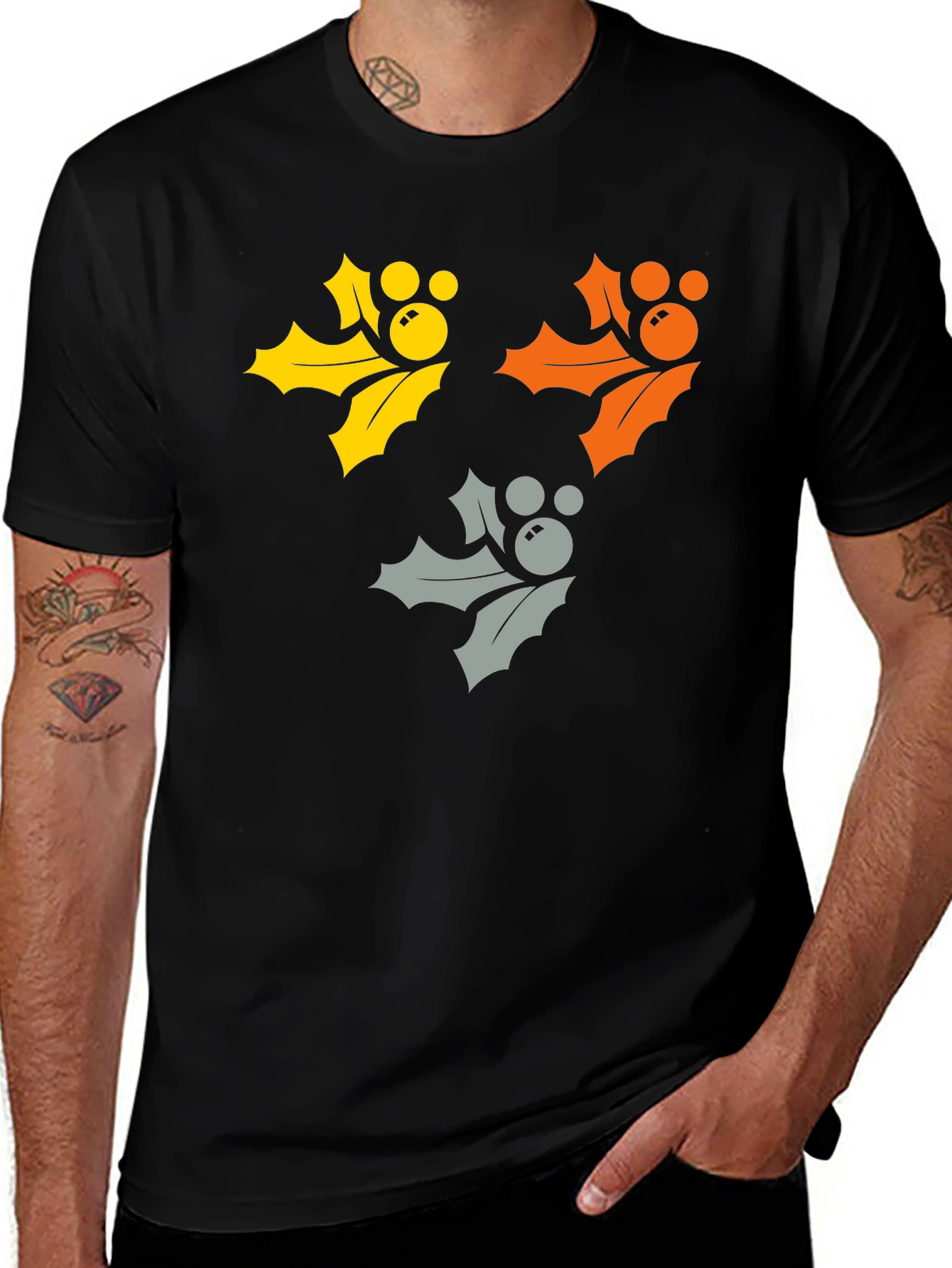 Mickey Mouse Holly T-Shirt - Holiday Cheer