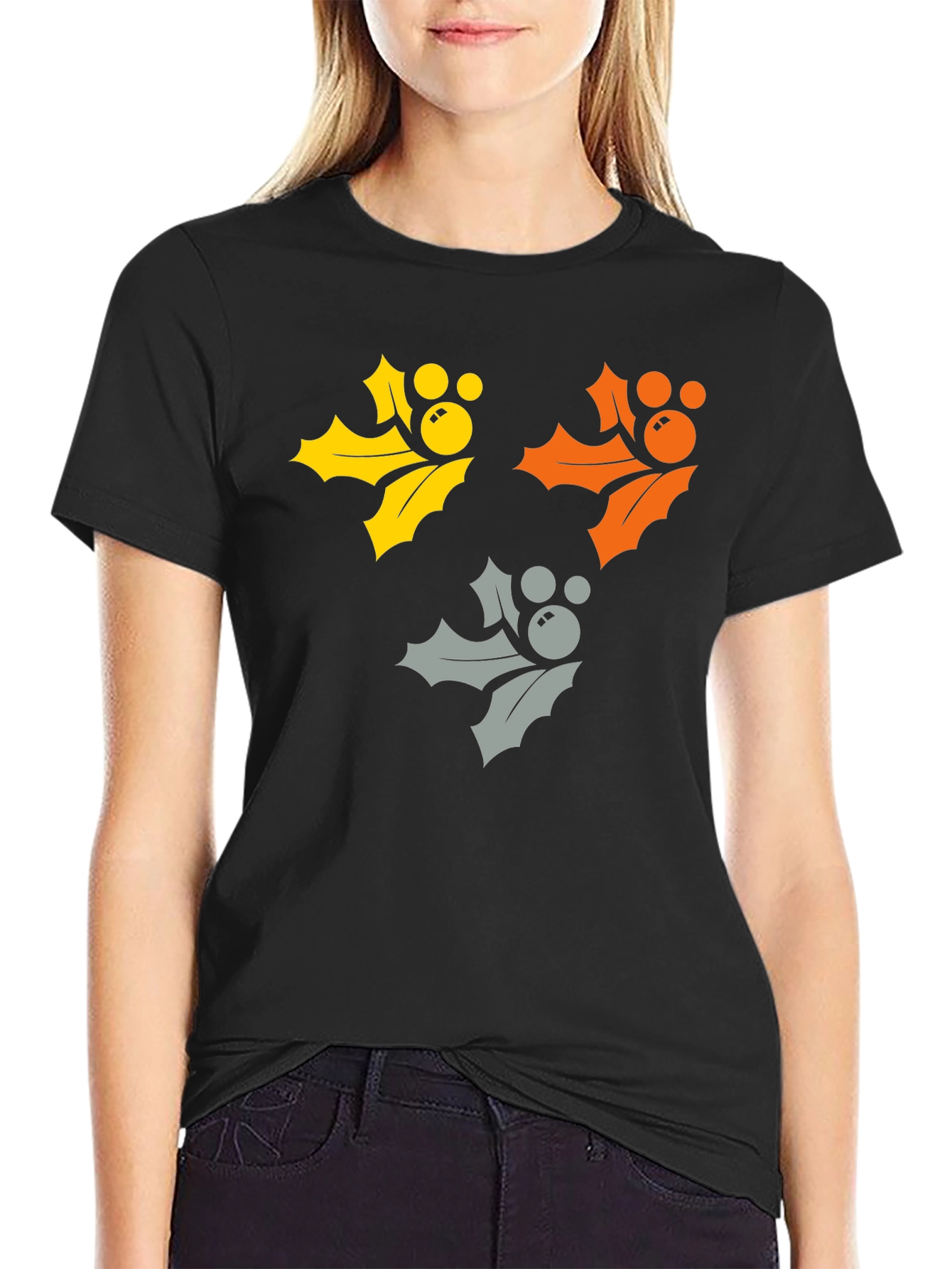 Mickey Mouse Holly T-Shirt - Holiday Cheer