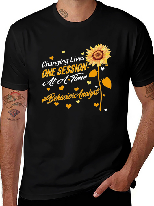 Behavior Analyst Sunflower T-Shirt