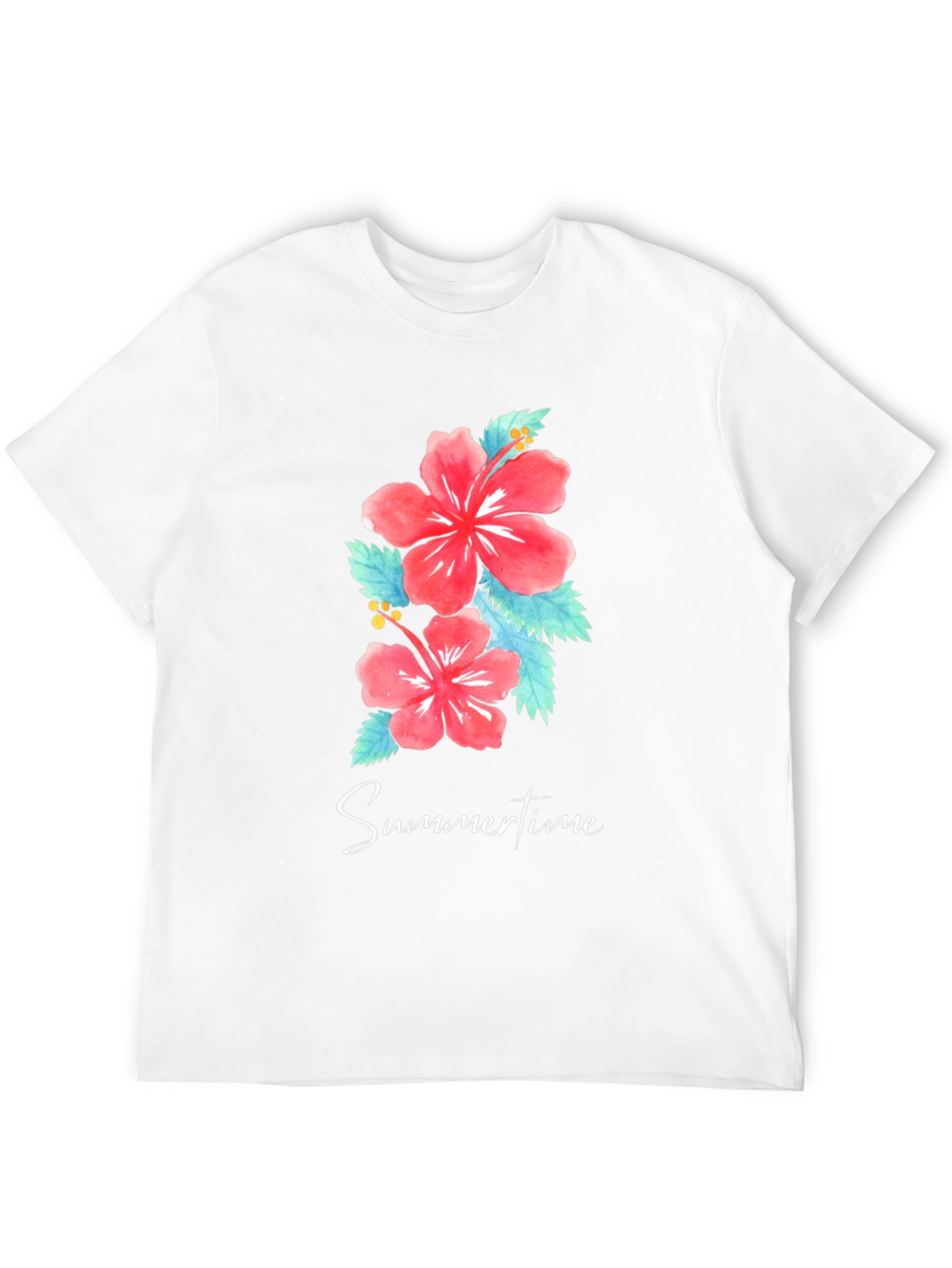Floral Summertime Graphic T-Shirt