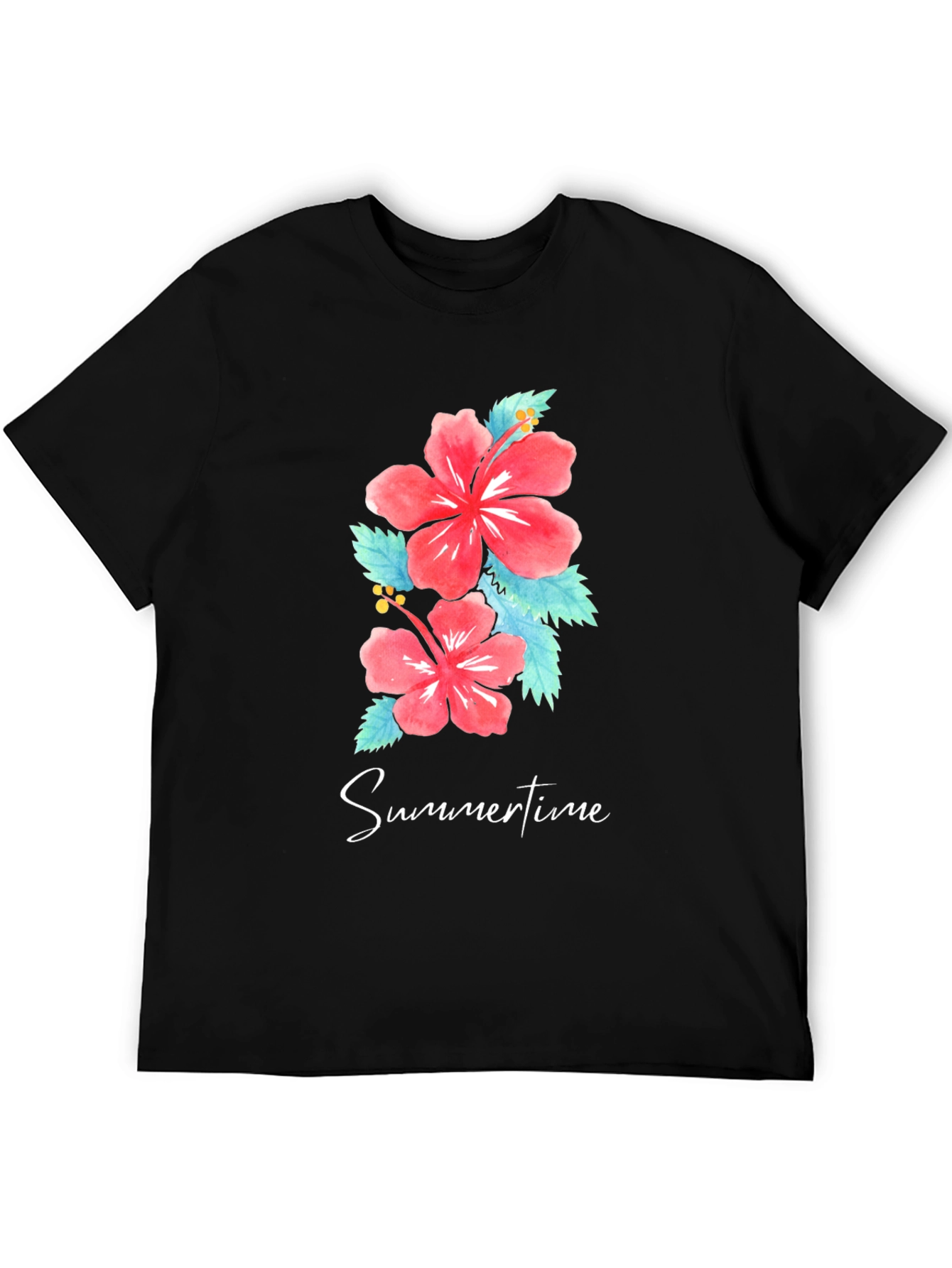 Floral Summertime Graphic T-Shirt