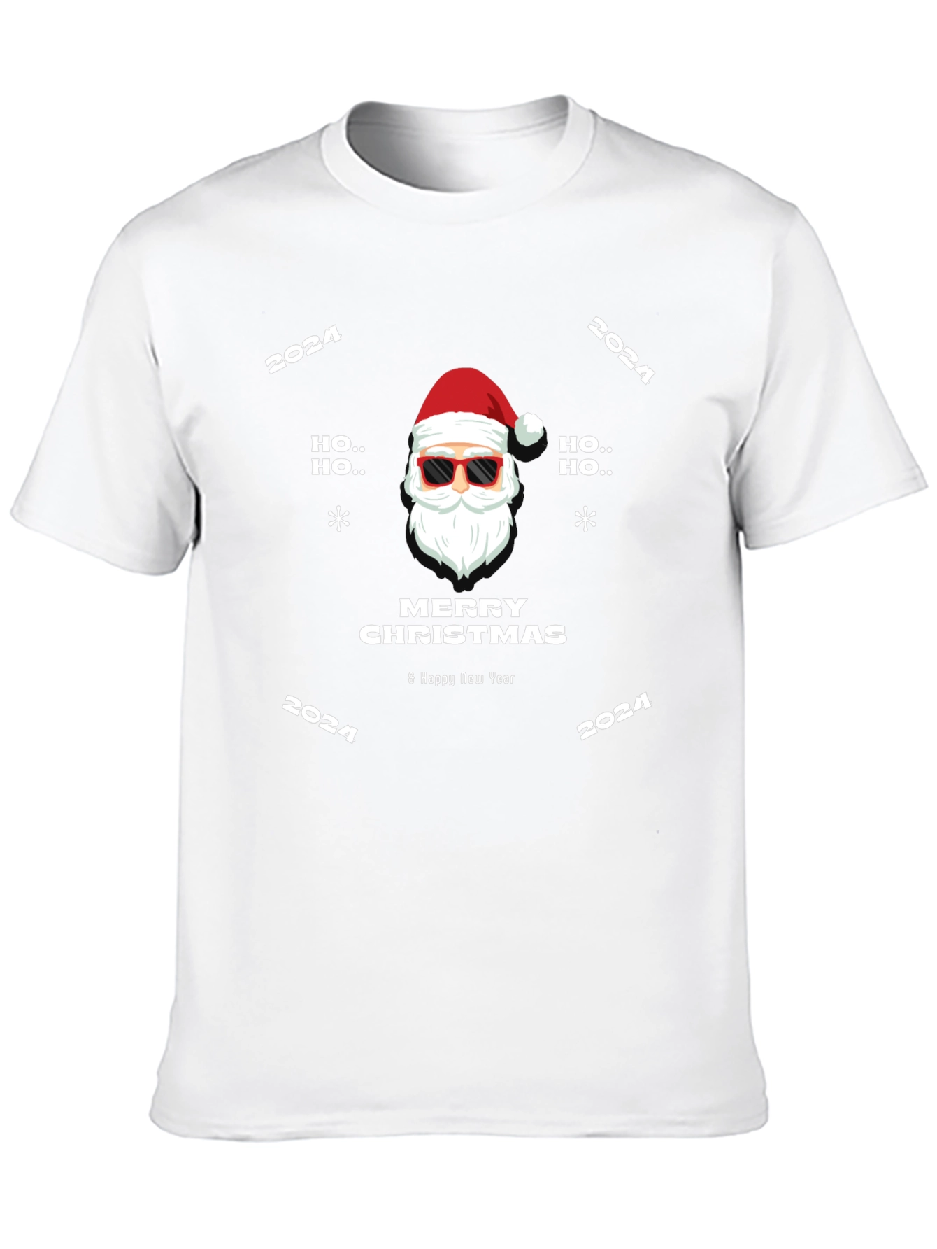 Merry Christmas 2024 Santa Graphic Tee