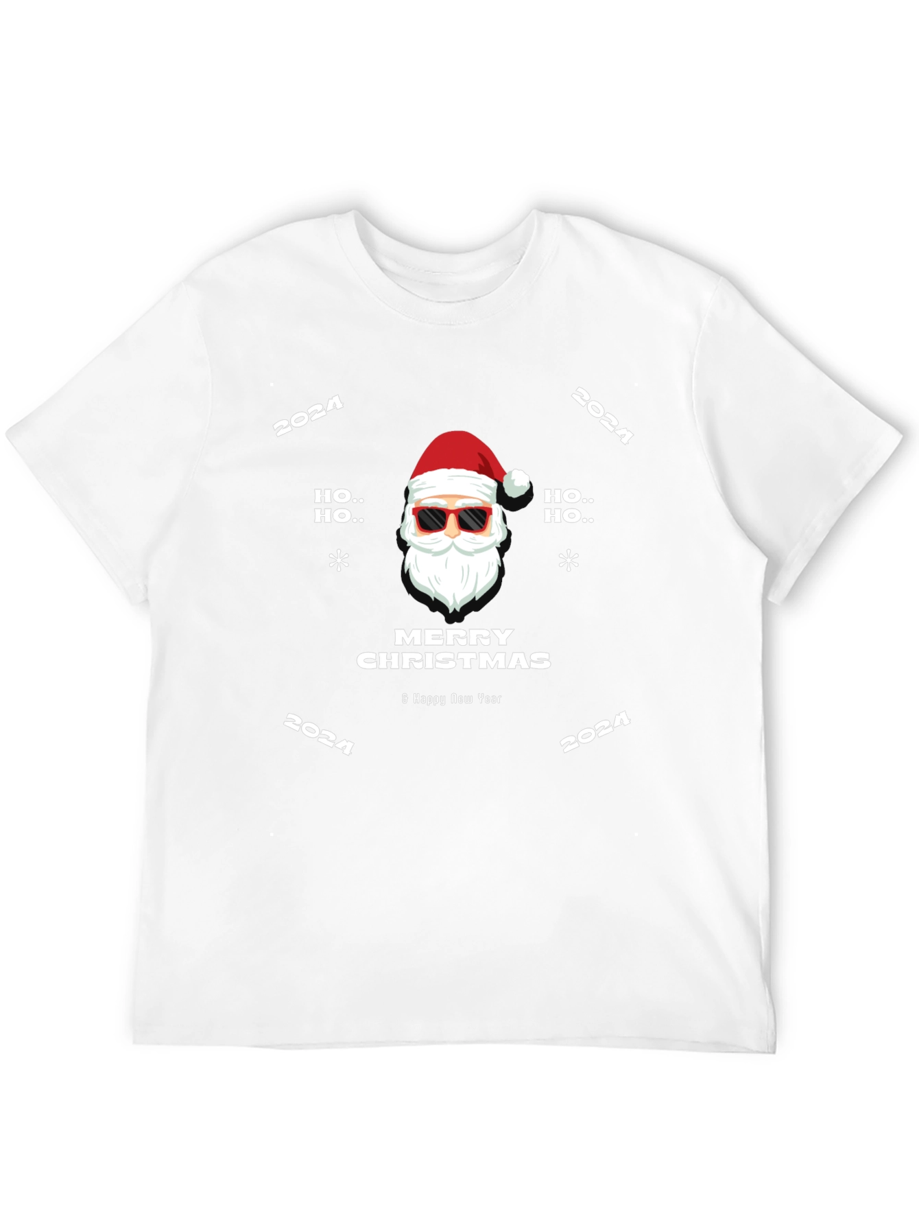 Merry Christmas 2024 Santa Graphic Tee