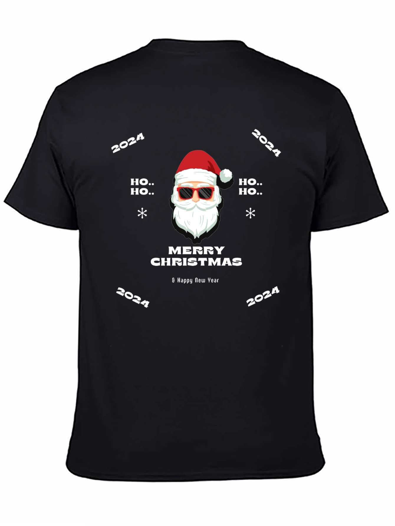 Merry Christmas 2024 Santa Graphic Tee