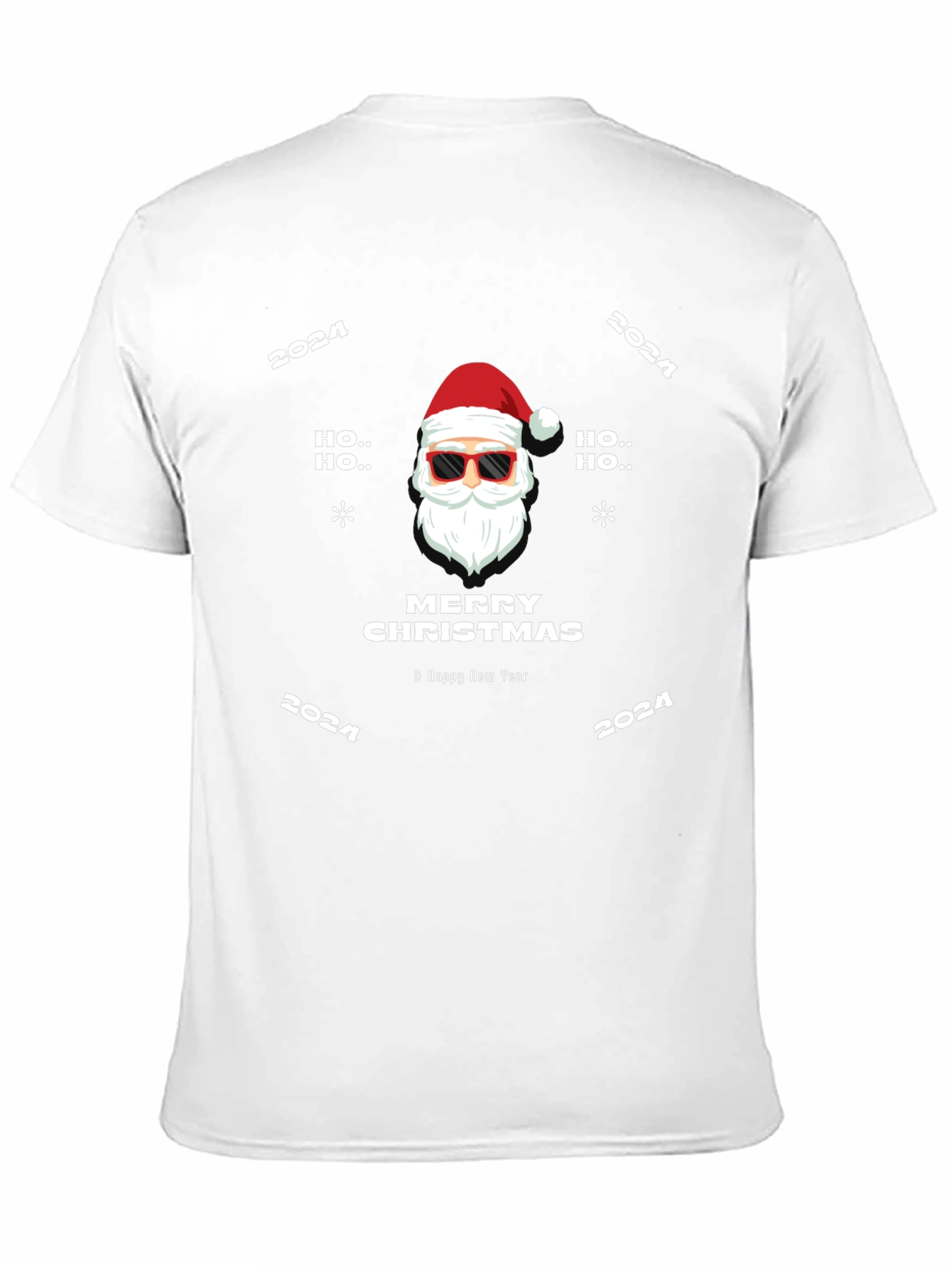 Merry Christmas 2024 Santa Graphic Tee