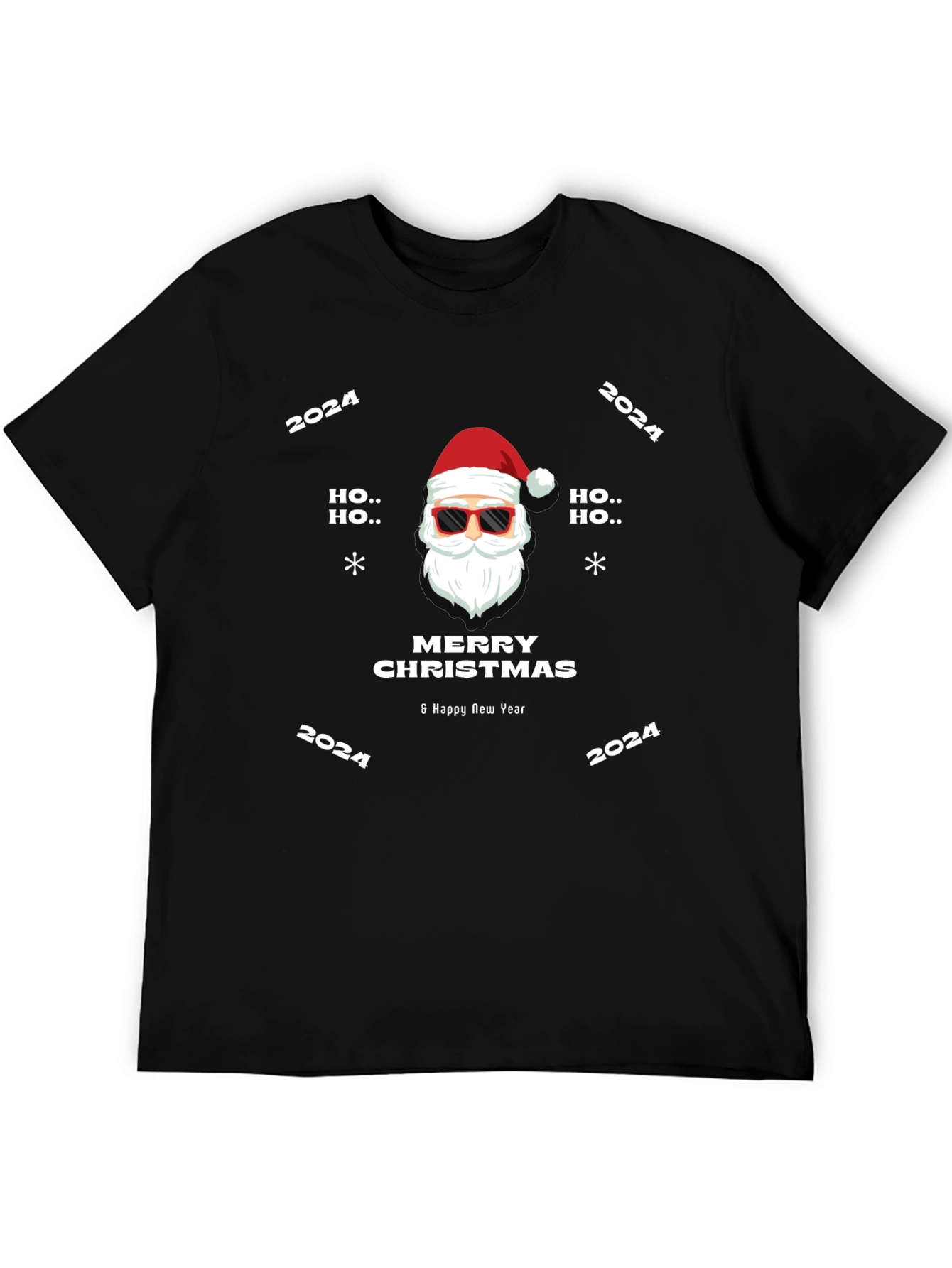 Merry Christmas 2024 Santa Graphic Tee