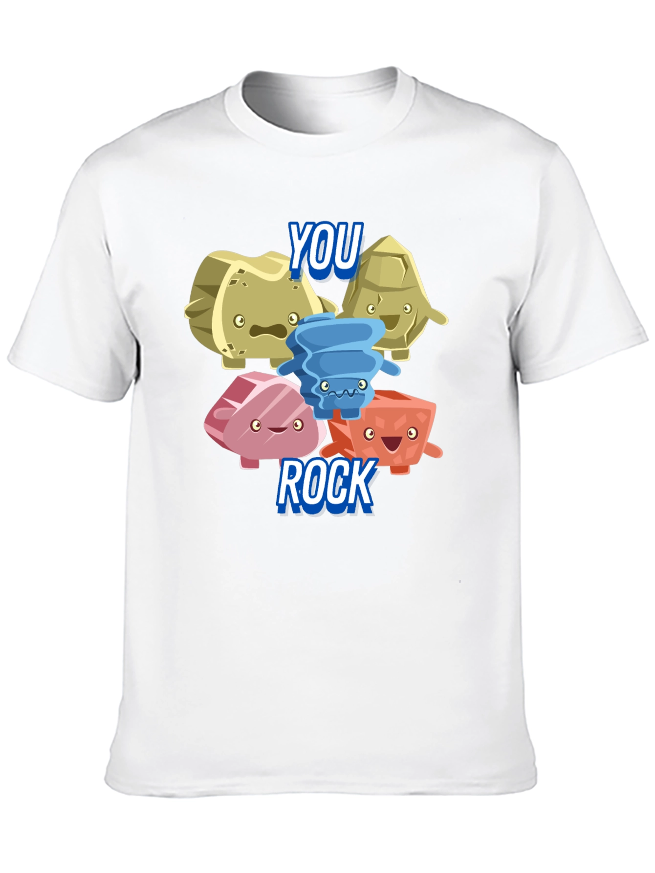 You Rock T-Shirt: Funny Cartoon Rocks Graphic Tee