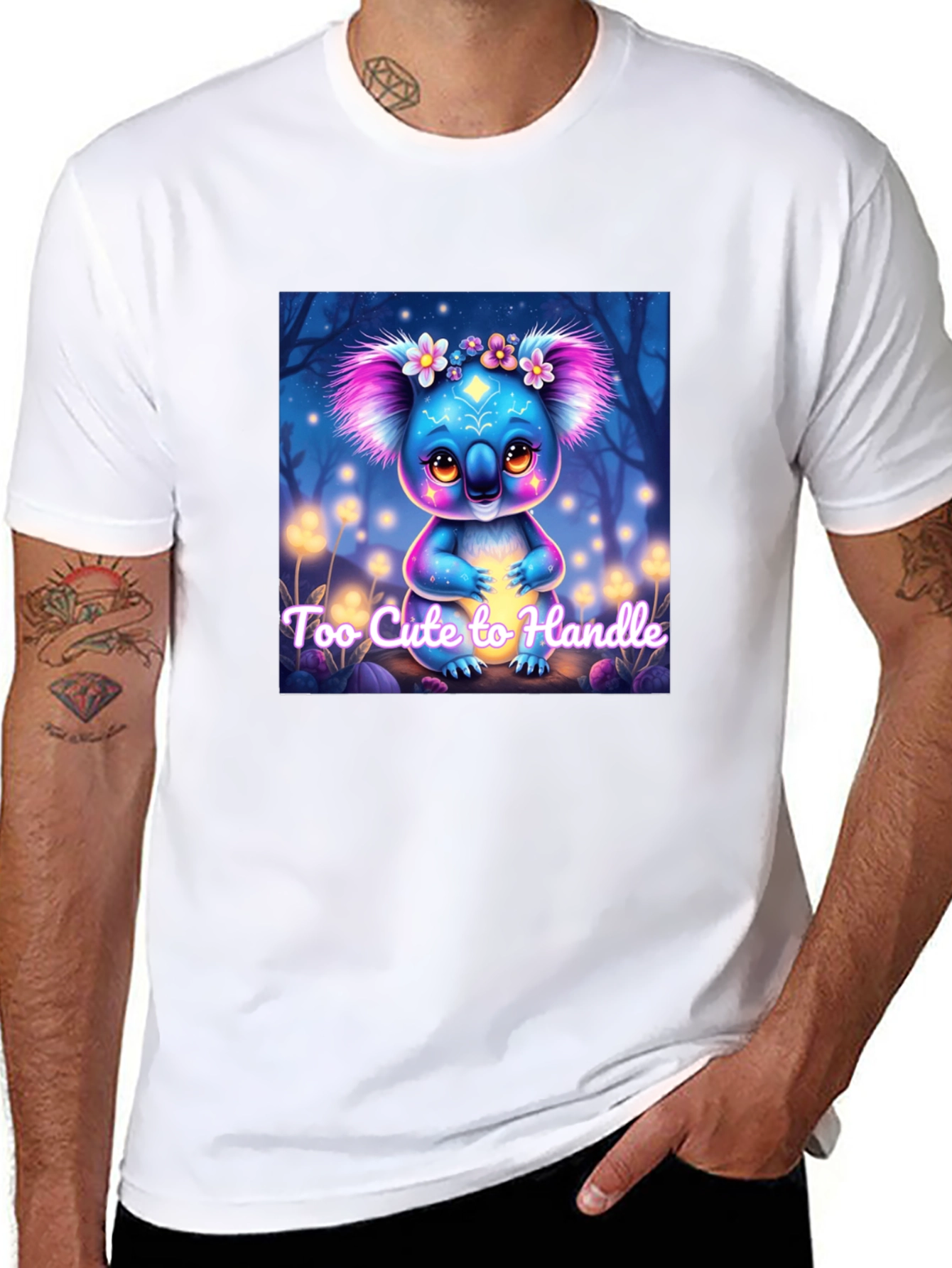 Cute Koala Bear Graphic Tee - Unique Design