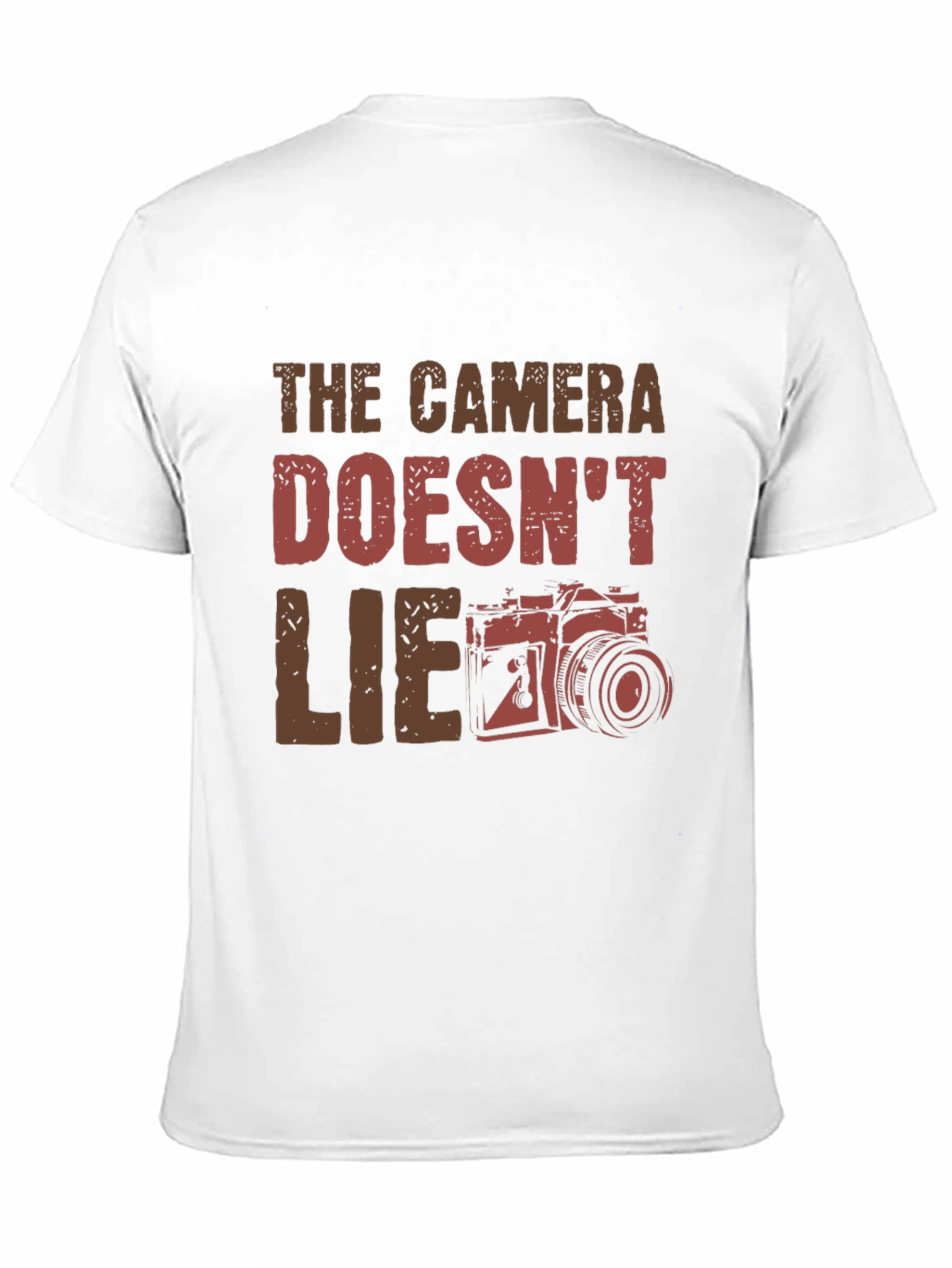 The Camera Doesnt Lie Graphic Tee - Black