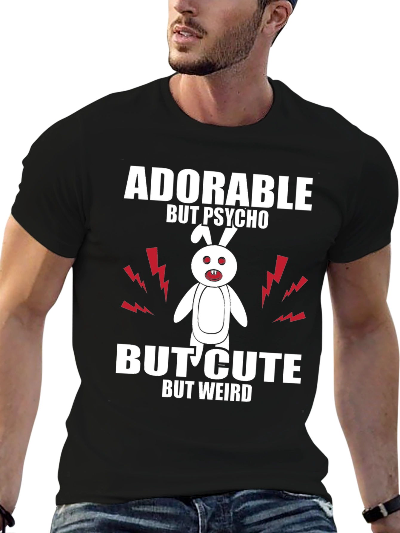 Adorable But Psycho Bunny Tee
