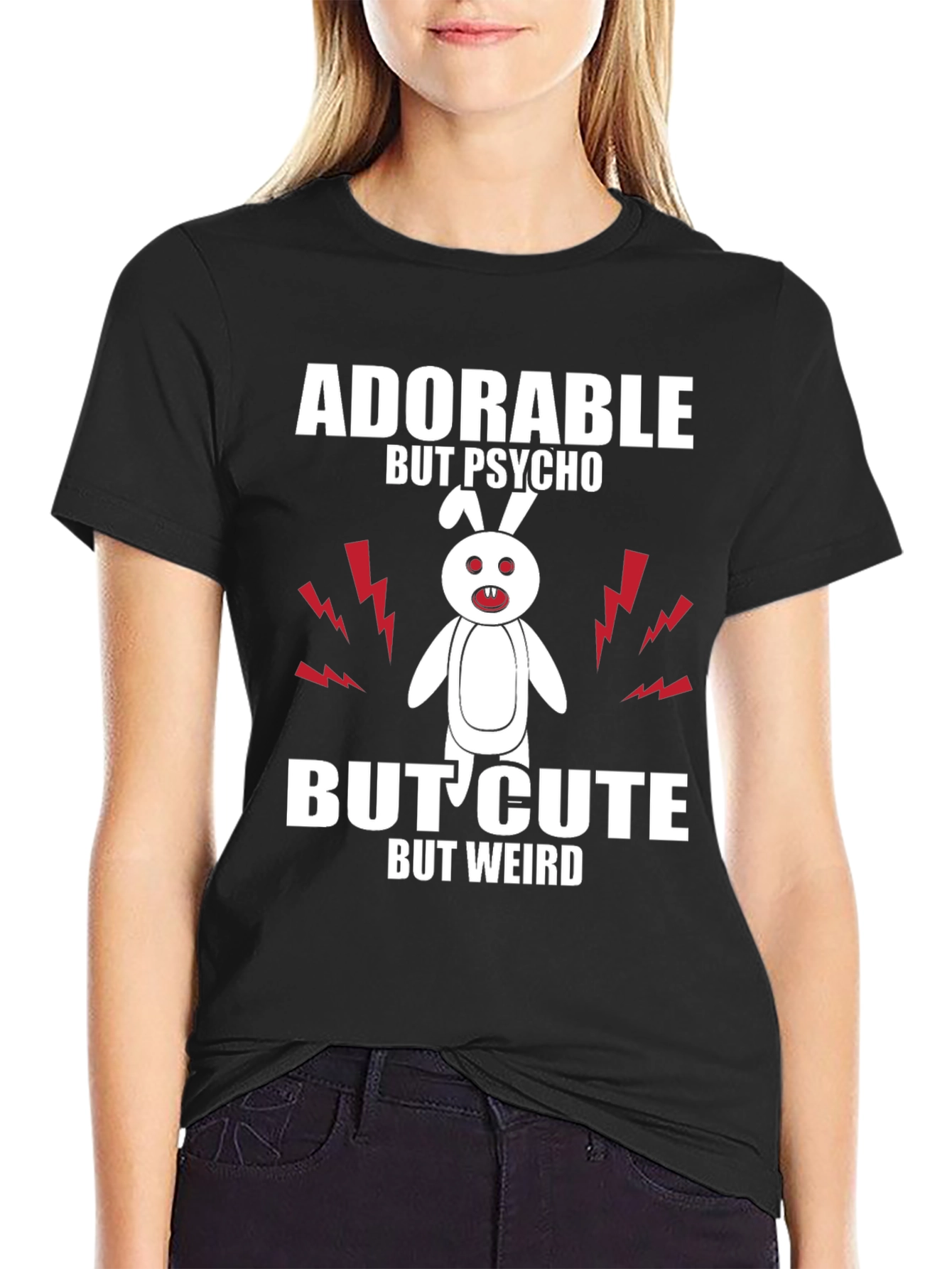 Adorable But Psycho Bunny Tee