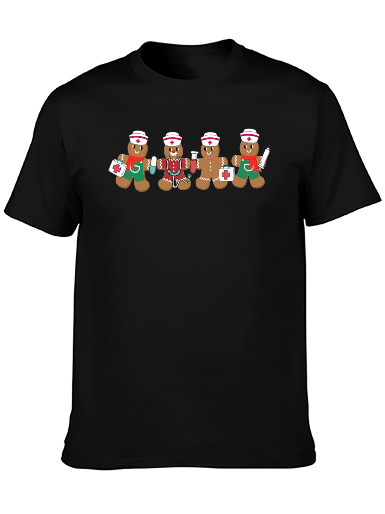 Nurse Gingerbread Holiday T-Shirt