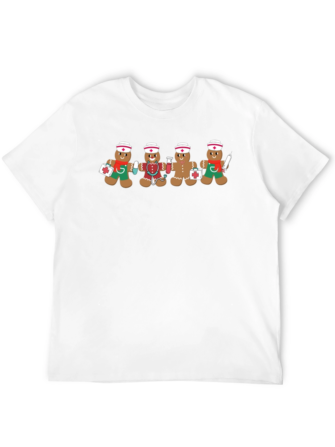 Nurse Gingerbread Holiday T-Shirt