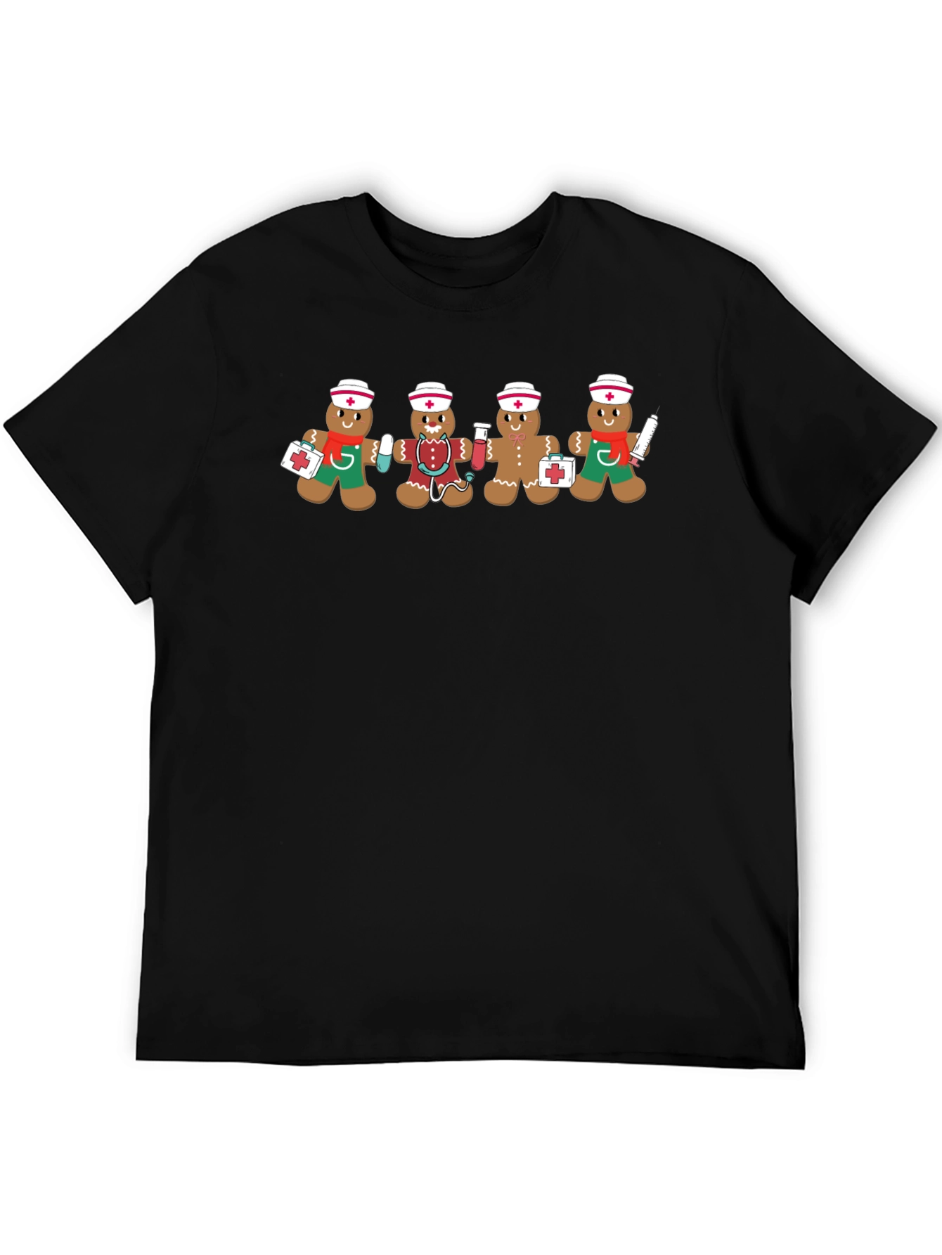 Nurse Gingerbread Holiday T-Shirt