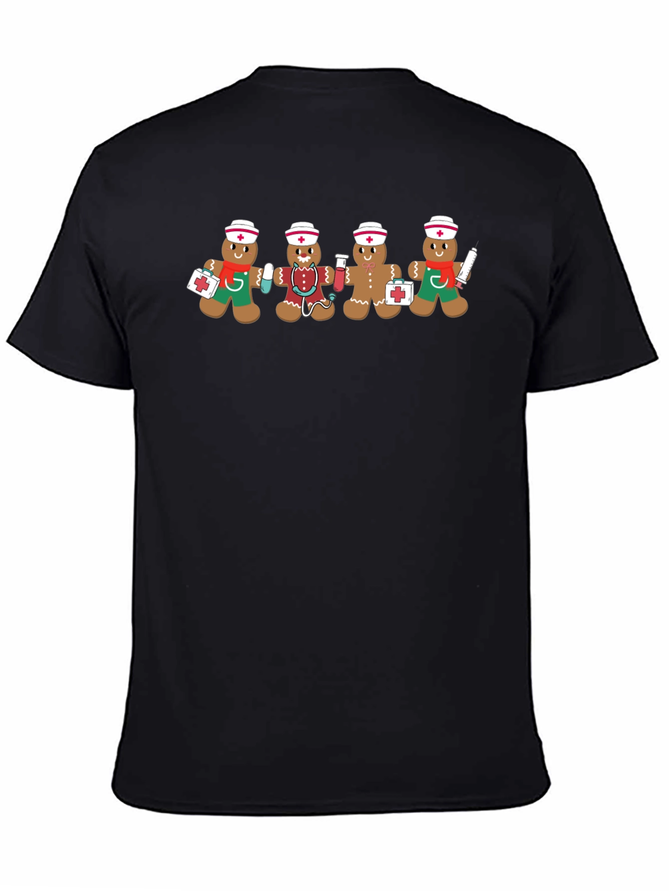 Nurse Gingerbread Holiday T-Shirt