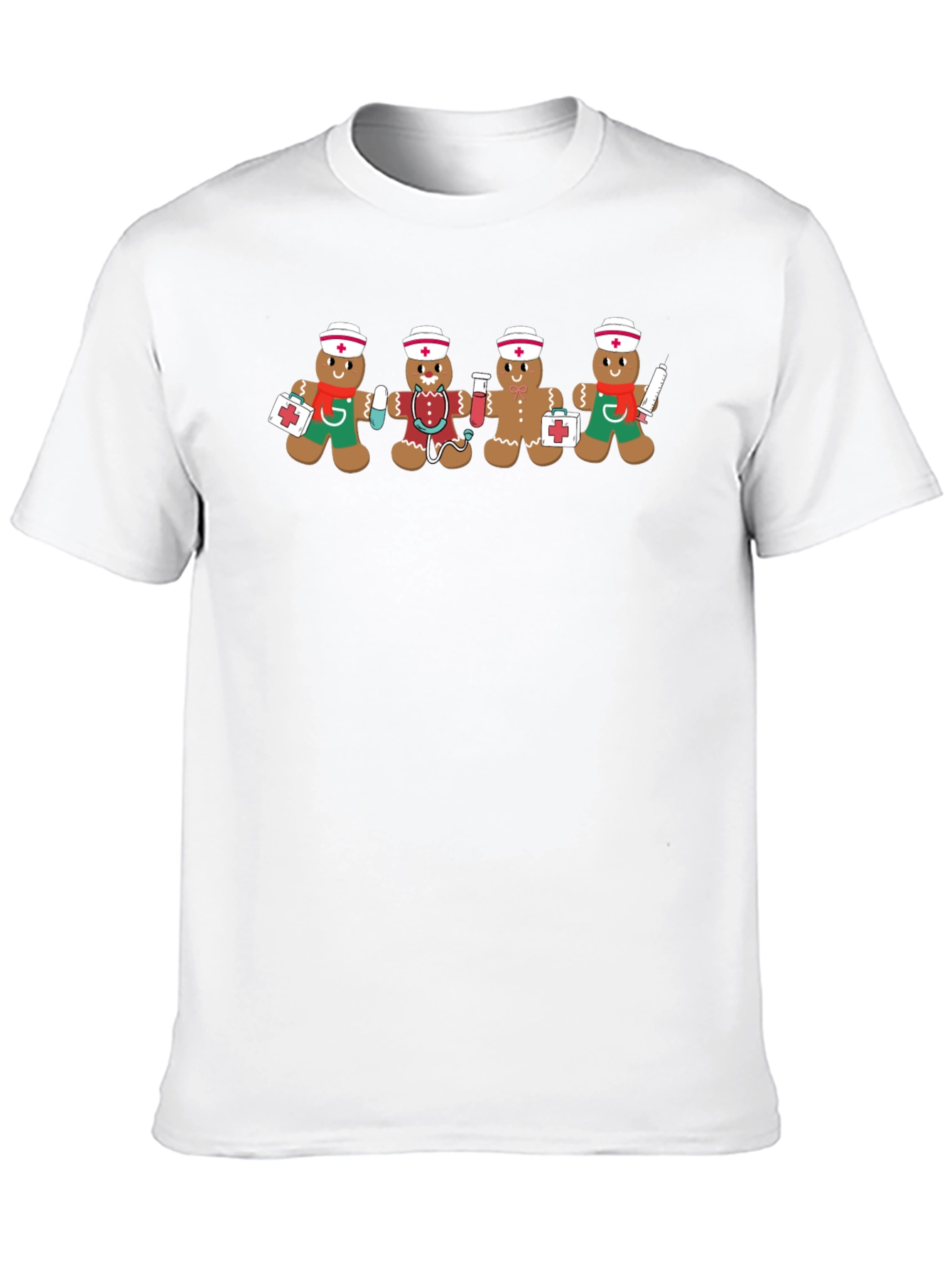 Nurse Gingerbread Holiday T-Shirt
