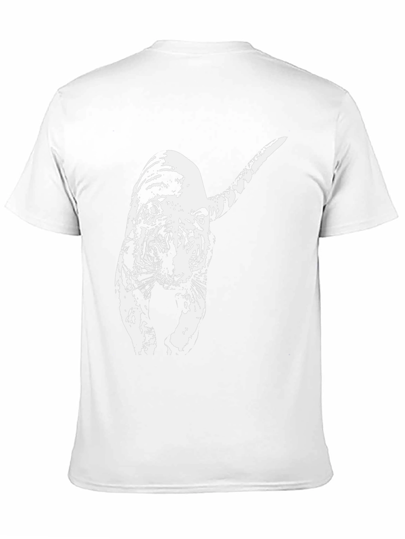 Tiger Graphic Black T-Shirt - Animal Print Tee