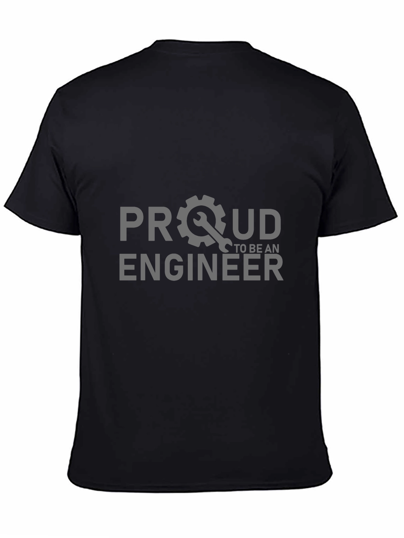 Proud Engineer Graphic T-Shirt - Black