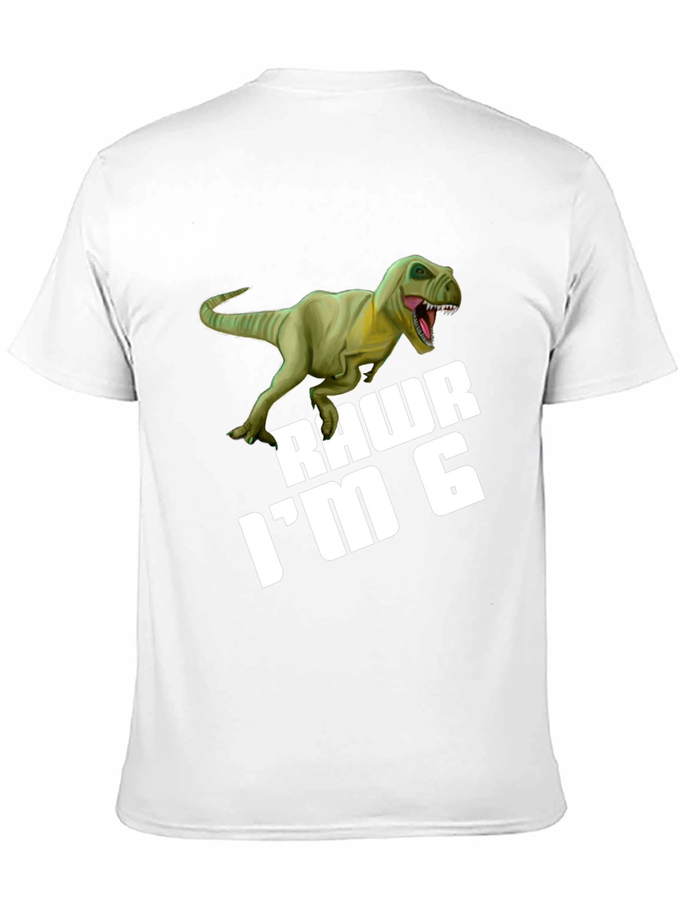 Rawr Im 6 Dinosaur Birthday T-Shirt