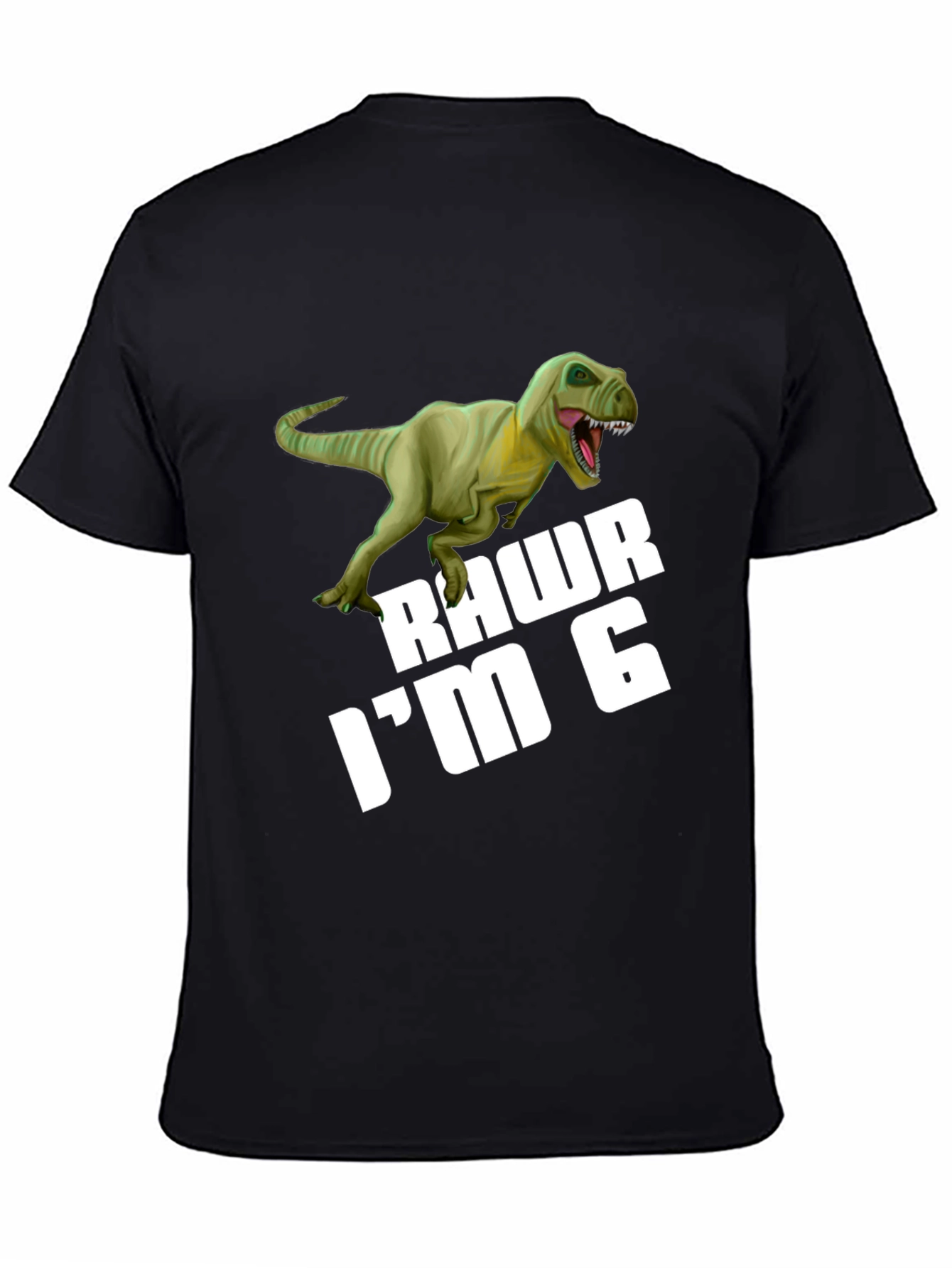 Rawr Im 6 Dinosaur Birthday T-Shirt